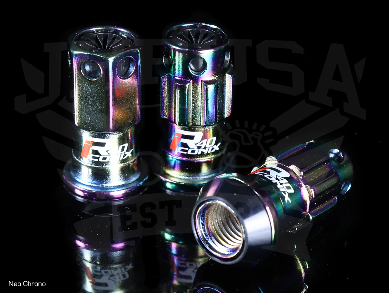 Project Kics R40 Iconix Extended Lug Nuts With Locks - Neo Chrono M12x1.50 - Image 3