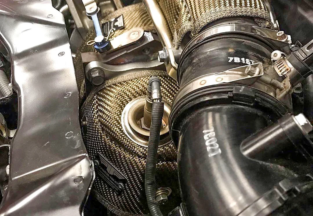 PTP 2017-2020 Civic Type R Downpipe Elbow Blanket - Lava - Image 4