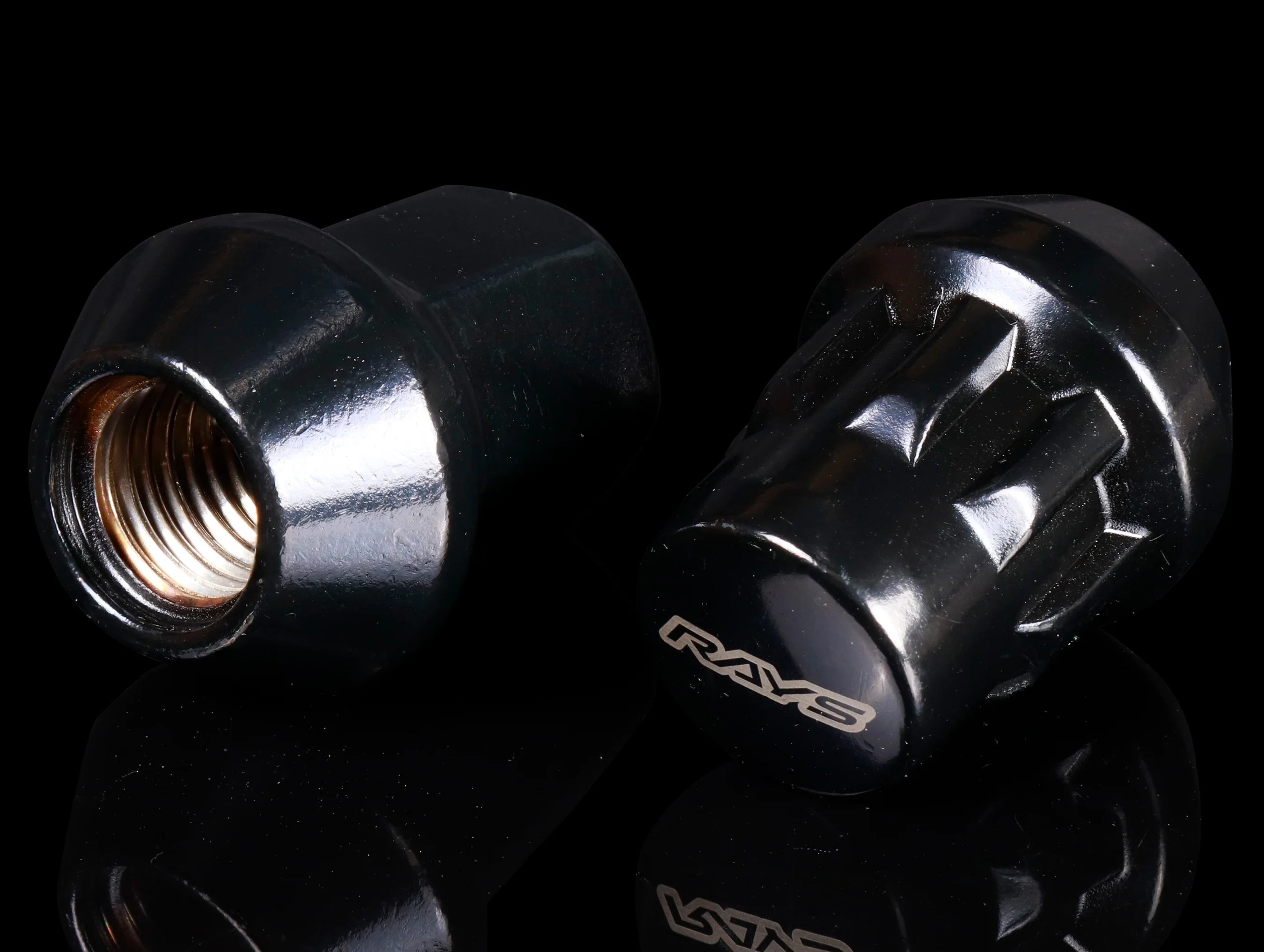 RAYS 17 Hex L31 Lugnut And Lock Set 6H - Black - Image 7