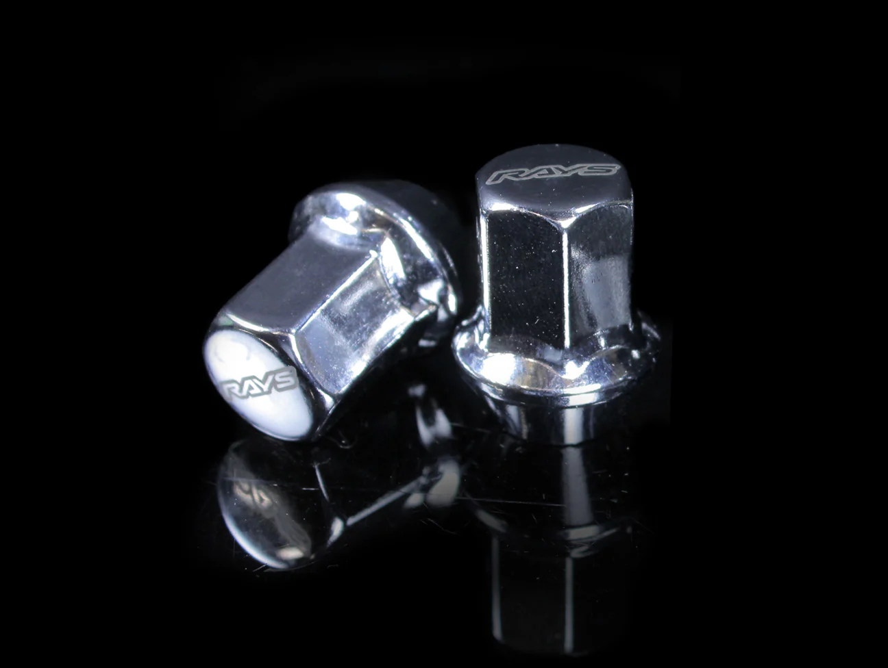 RAYS 17 Hex Lug Nuts and Lock Set - Chrome - Image 3