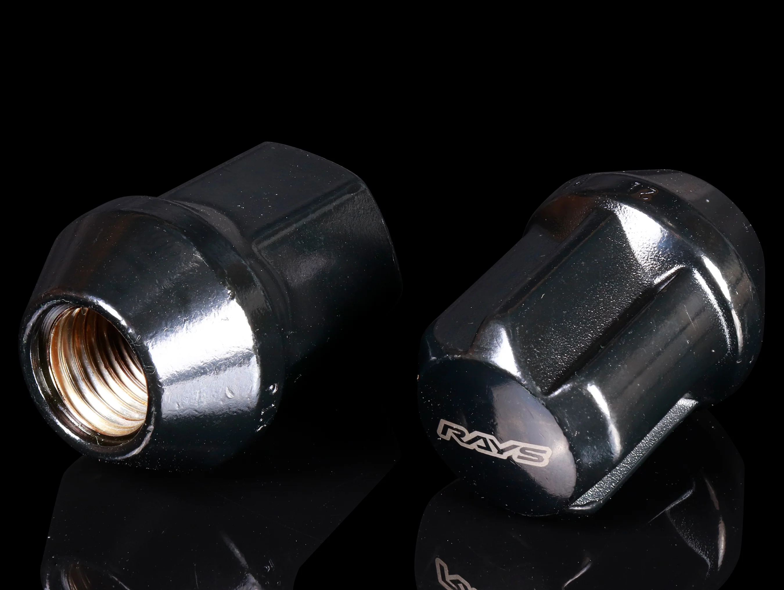 RAYS 19 Hex L31 Lugnut And Lock Set 6H - Black - Image 7