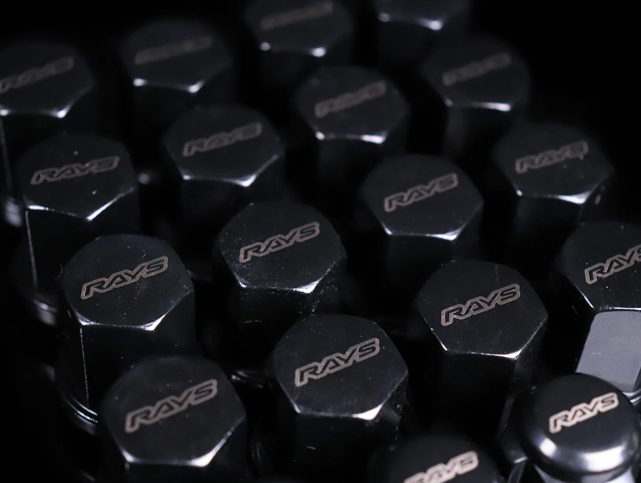 Rays 19 Hex Lug Nut & Lock Set - Black M14x1.50 - Image 3