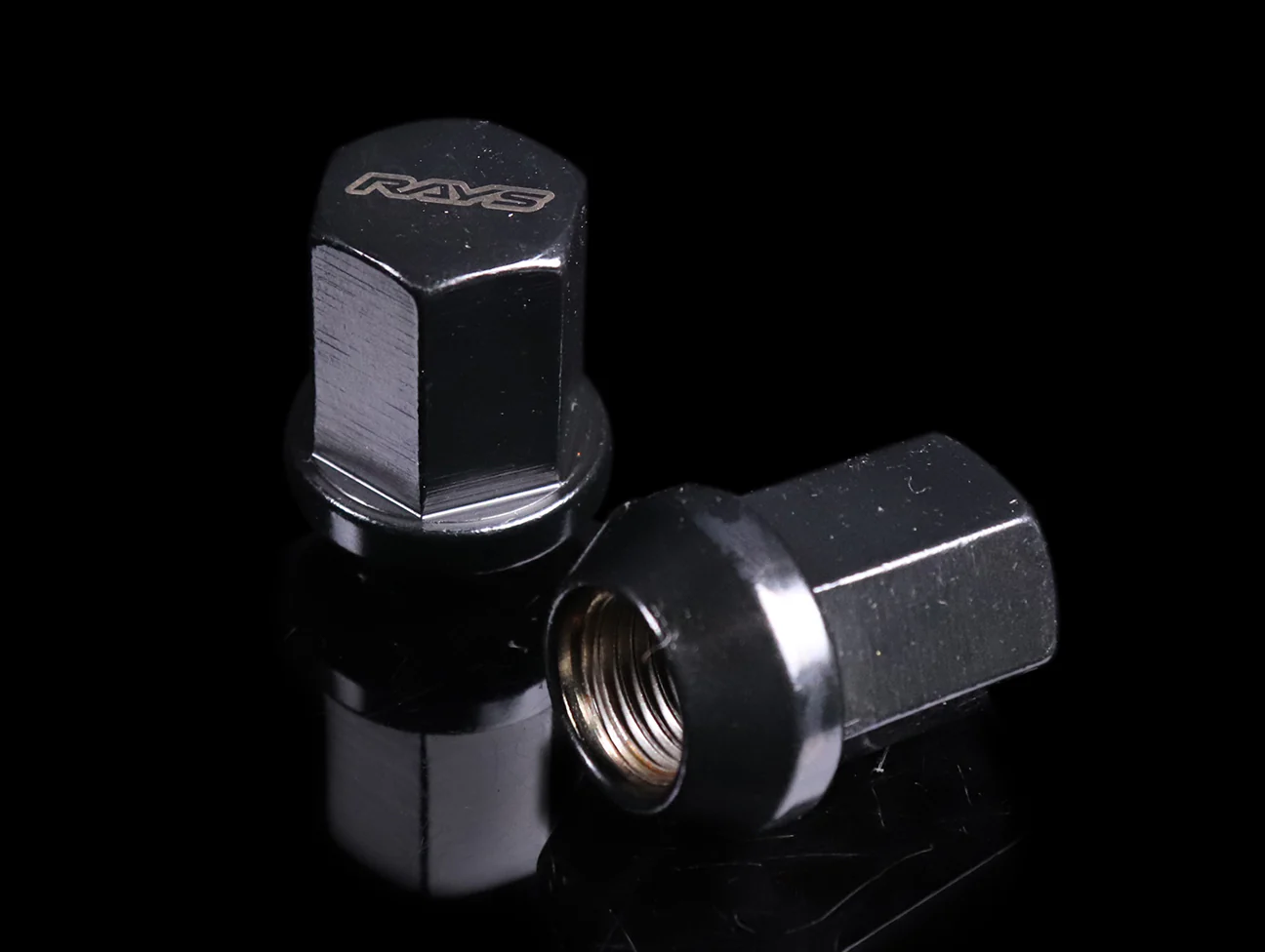 Rays 19 Hex Lug Nut & Lock Set - Black M14x1.50 - Image 5