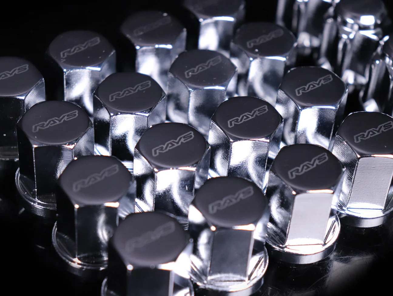 Rays 19 Hex Lug Nut & Lock Set - Chrome M14x1.50 - Image 5
