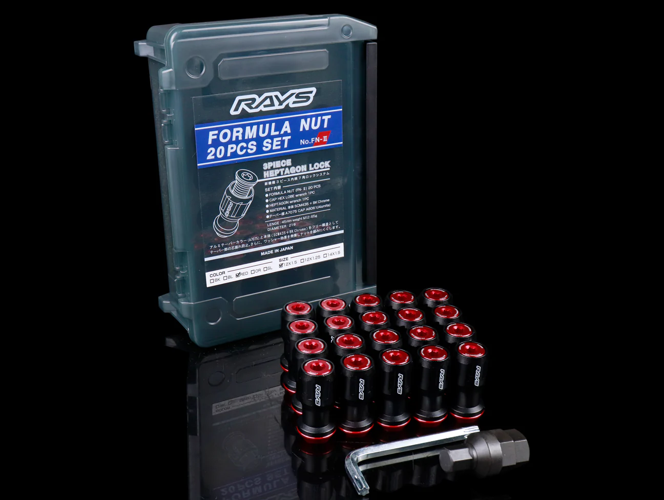 Rays Formula Nut FN-II Set - 12x1.50 - Image 6