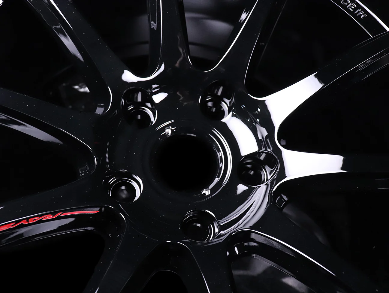 Rays Gram Lights 57 Transcend REV LIMIT Edition Wheels - Gloss Black 18x9.5 / 5x114 / +38 - Image 4