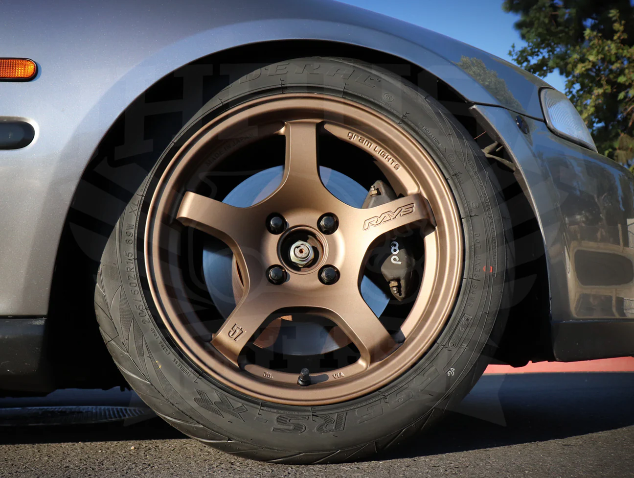 Rays Gram Lights 57CR Wheels - Bronze 15x8 / 4X100 - Image 13