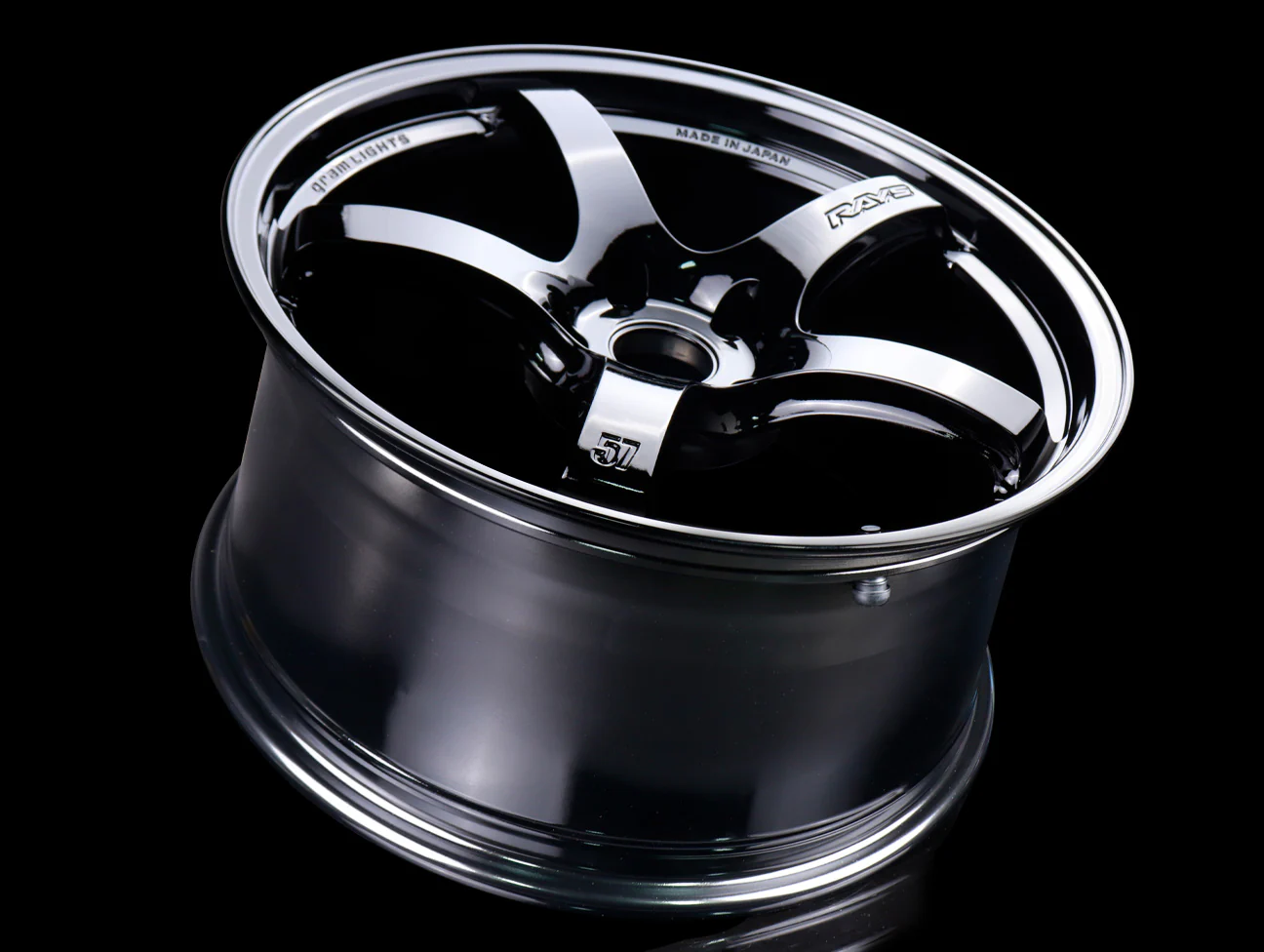 Rays Gram Lights 57CR Wheels - Glossy Black 19x9.5 / 5x120 / +35 - Image 2