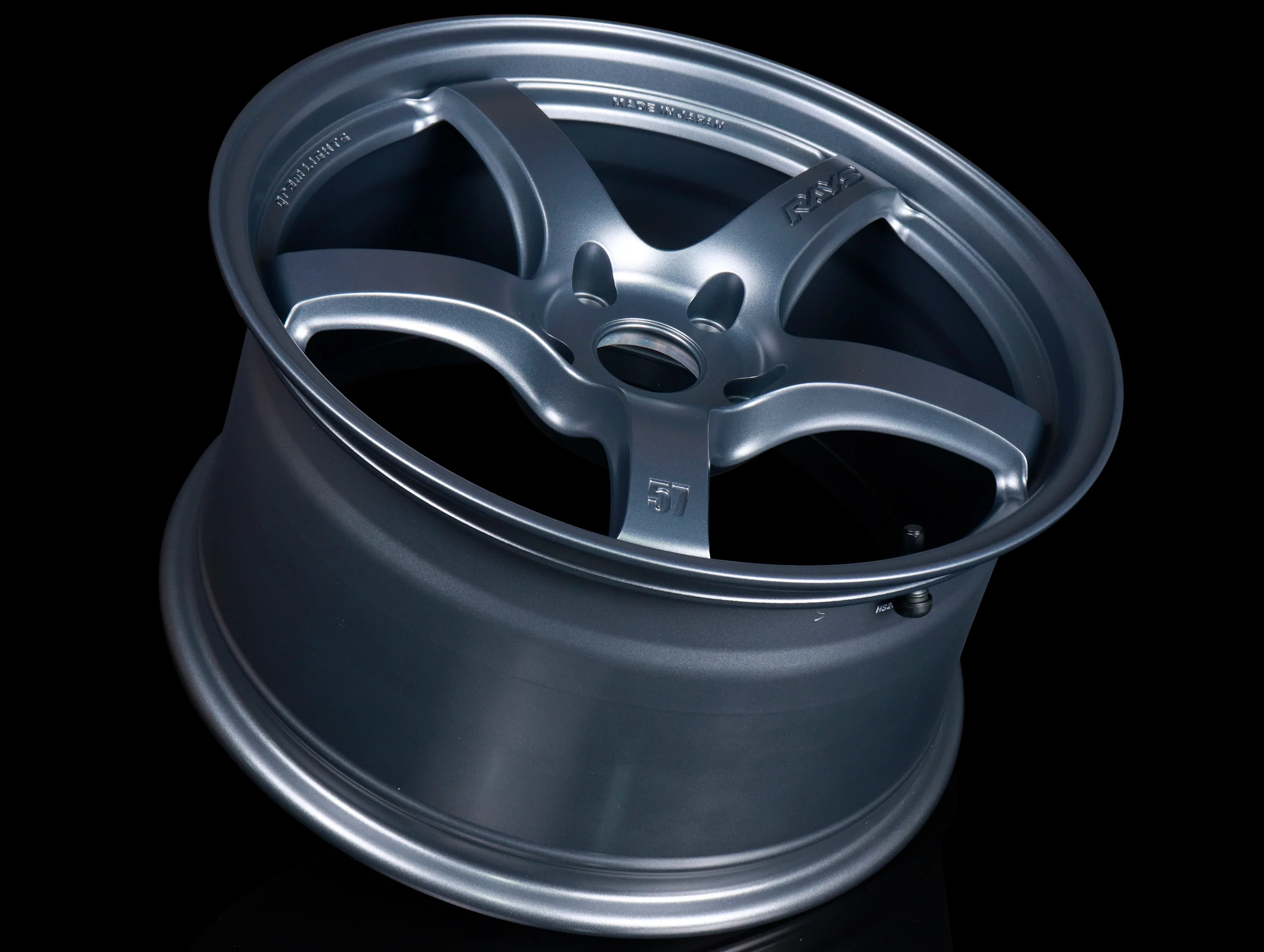 Rays Gram Lights 57CR Wheels - Gun Blue 2 18x9.5 / 5x120 / +38 - Image 3
