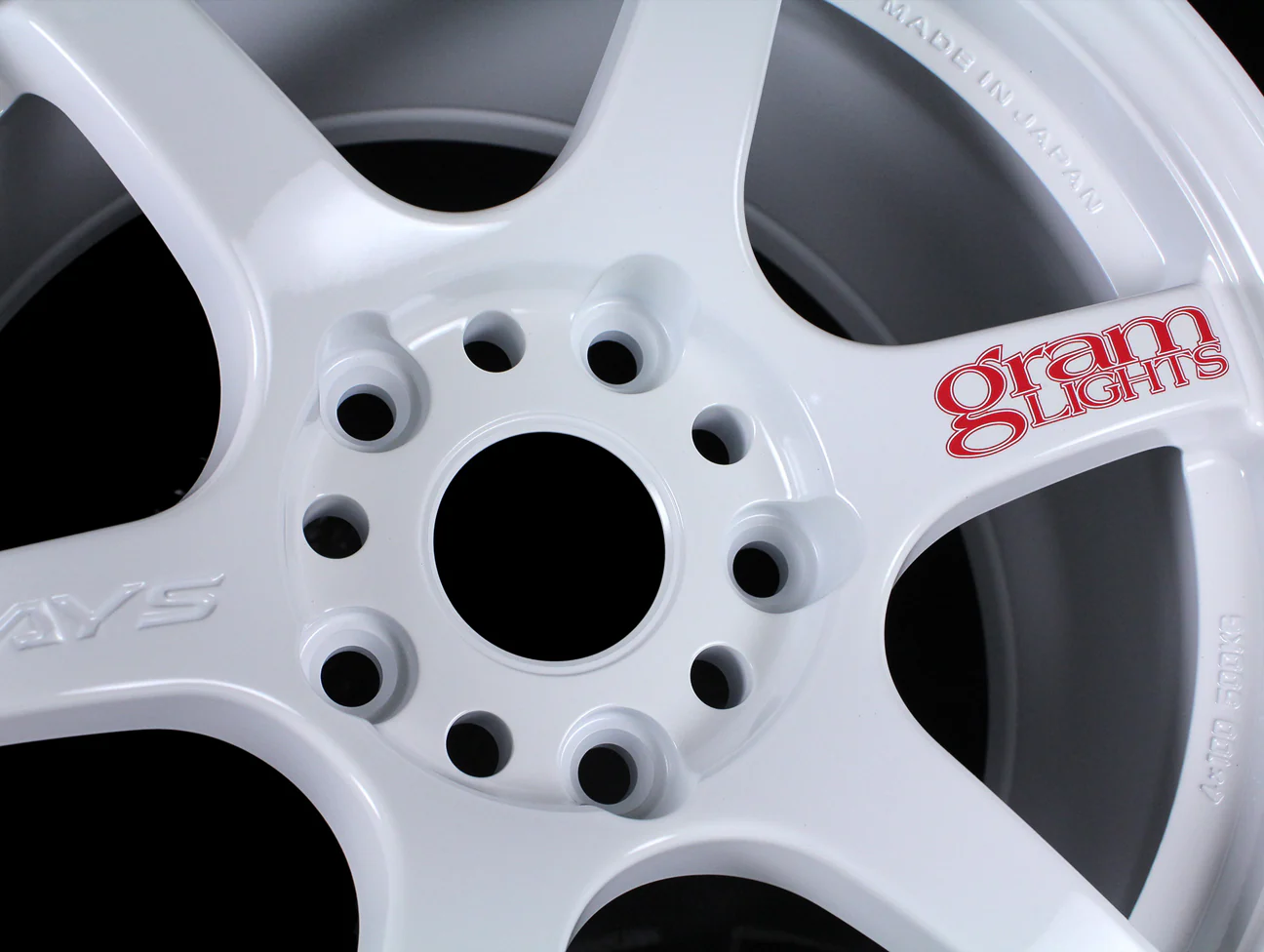 Rays Gram Lights 57DR Wheels - White 15x8 / 5x114 / +35 - Image 3