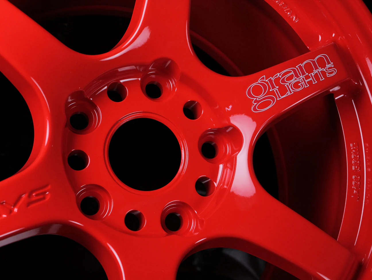 Rays Gram Lights 57DR Wheels - Red 15x8 / 5x114 / +35 - Image 3