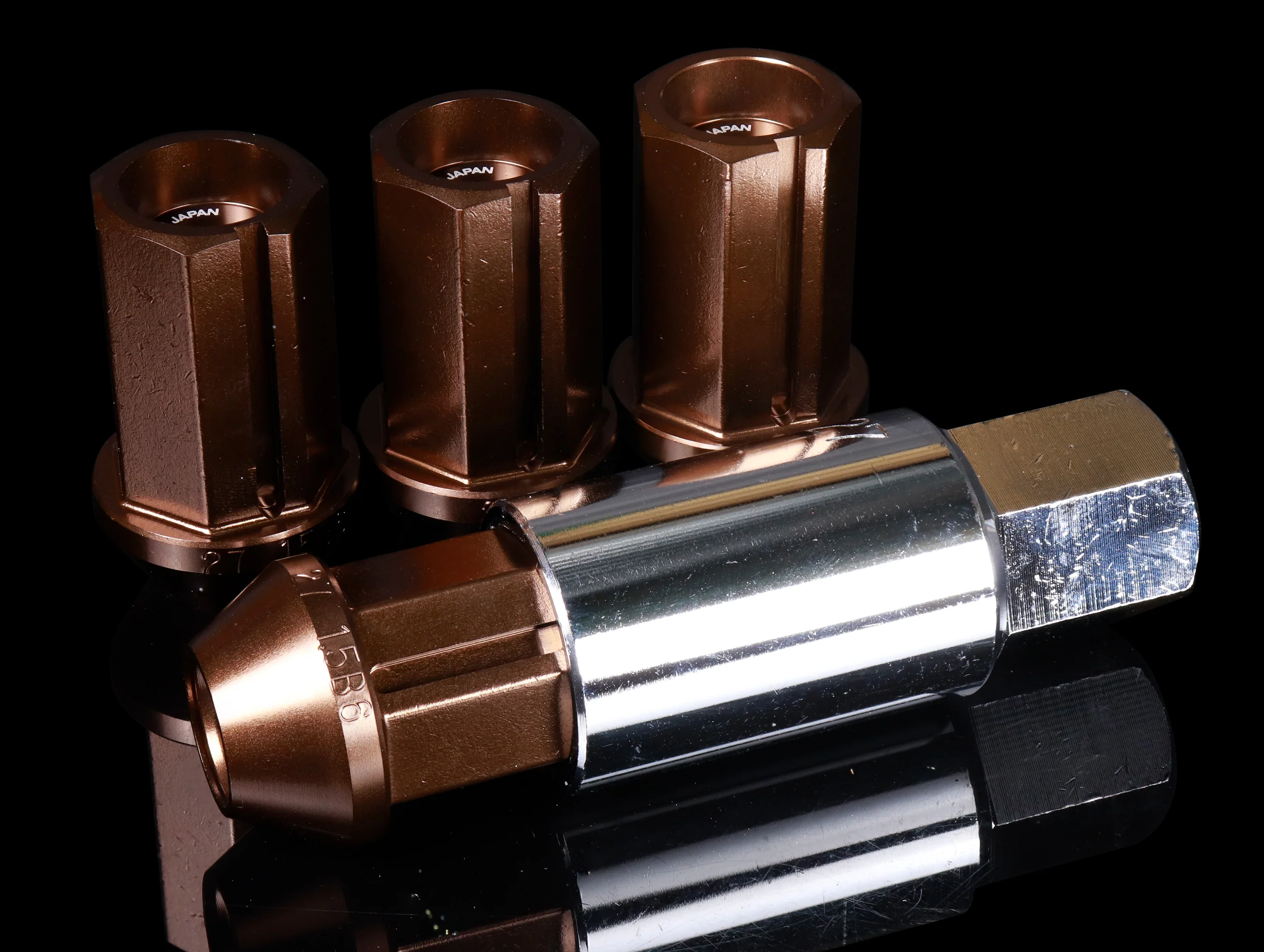 Rays L42 Dura-Nuts Straight Type Lug & Lock Set - M12x1.50 / M12x1.25 - Image 10