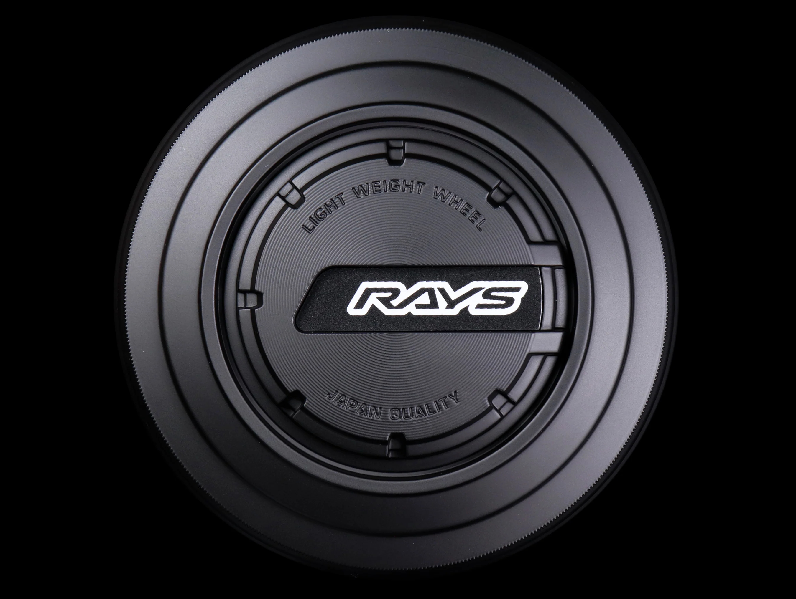 Rays LPS Center Cap - Matte Black / Matte Black - Image 2