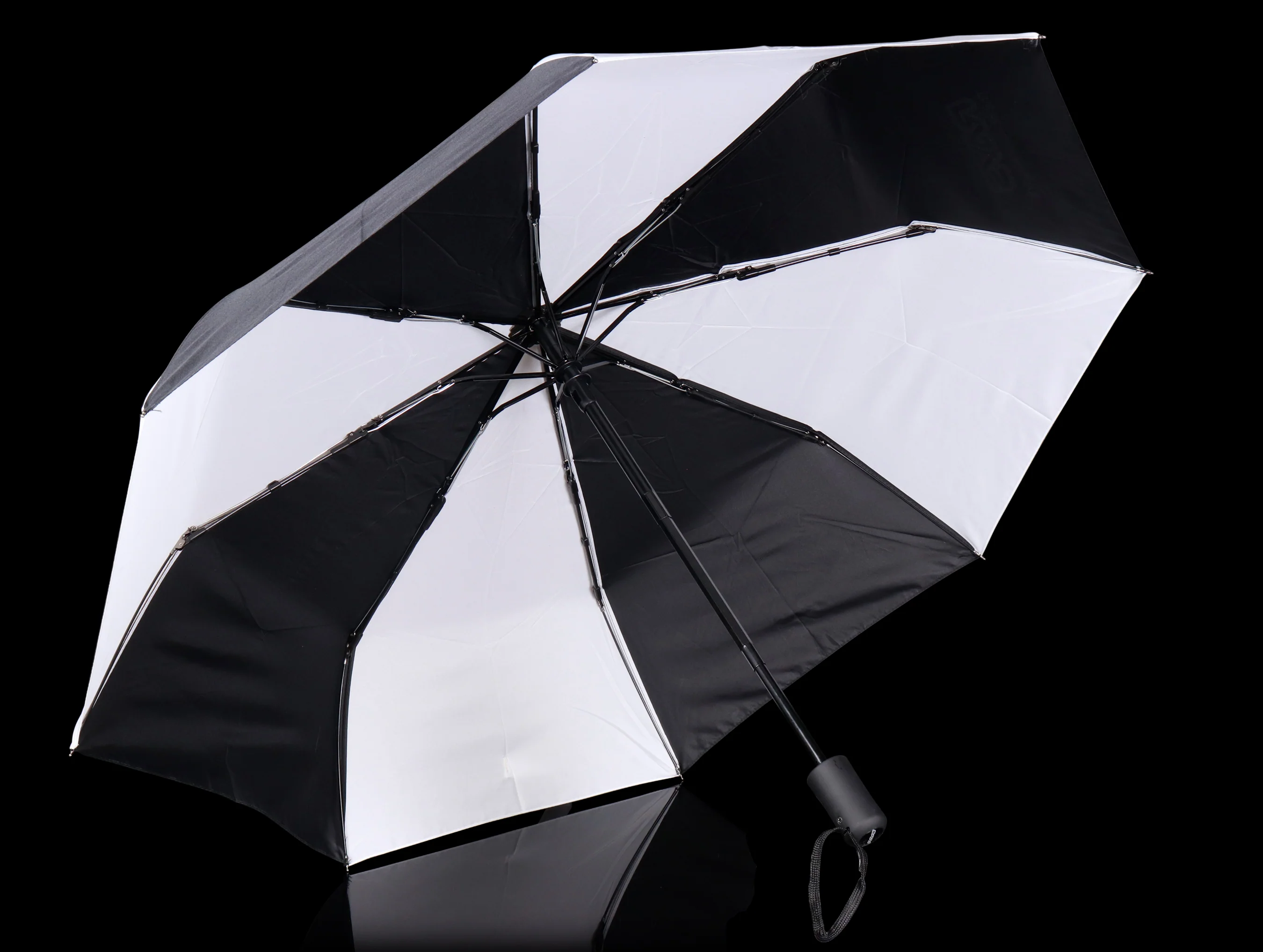 Rays The Concept is Racing Compact Umbrella - Black/White - Image 2