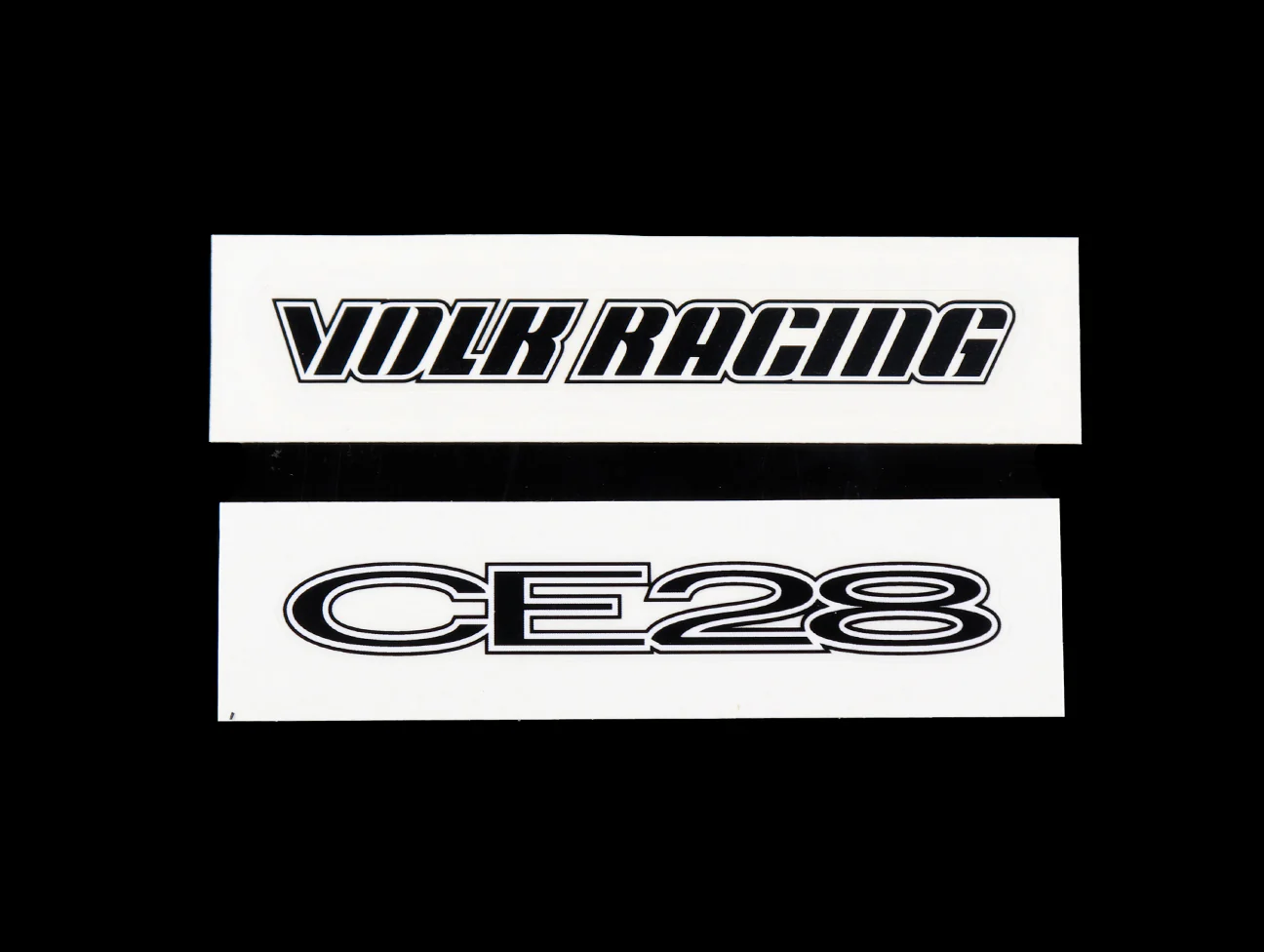 Rays Volk CE28 / CE28N Black Lip Replacement Decal - 18"/19" - Image 2