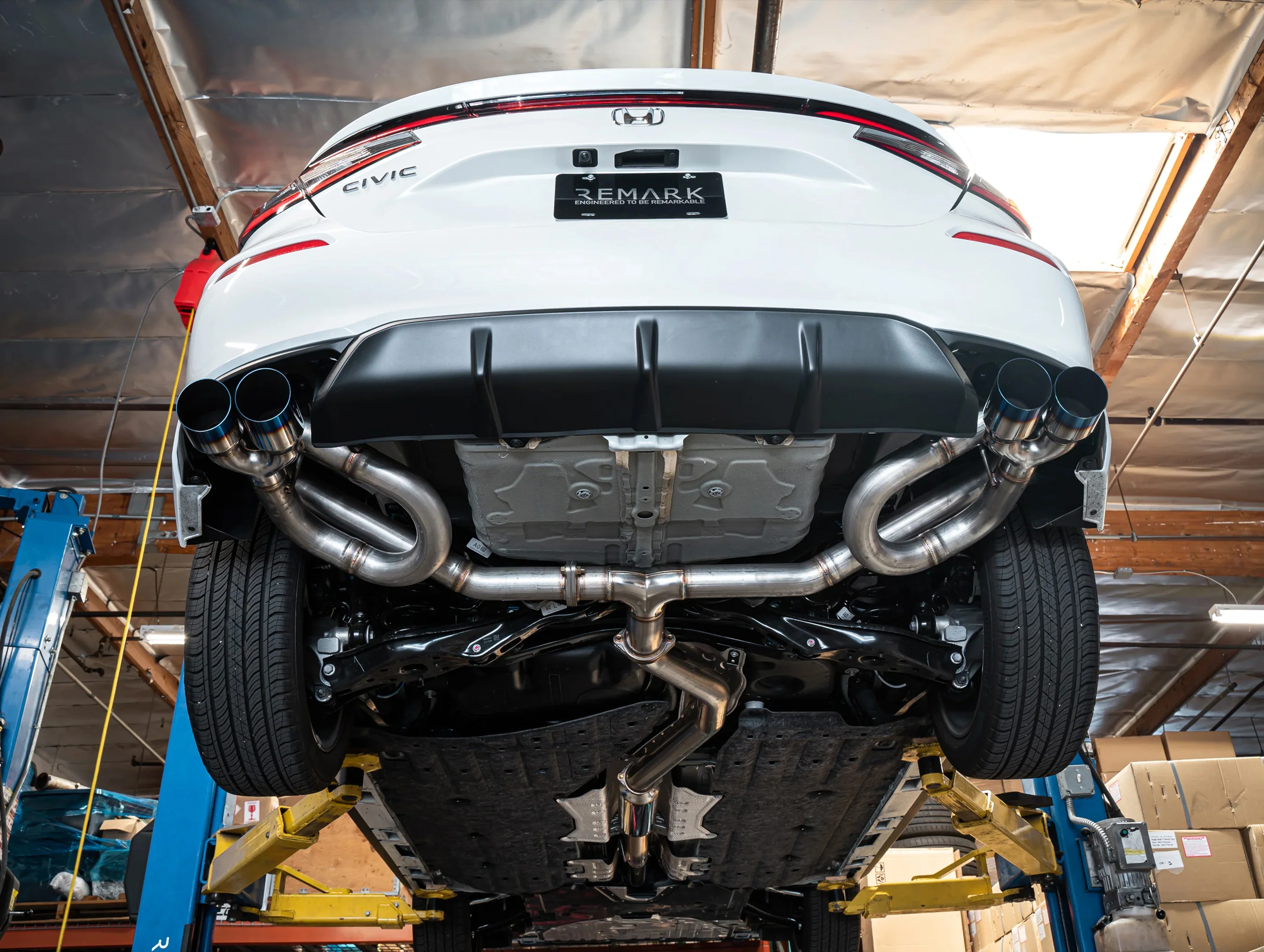 Remark Sports Touring (LINK LOOP) Catback Exhaust - 22+ Civic Hatchback EX-L - Image 6