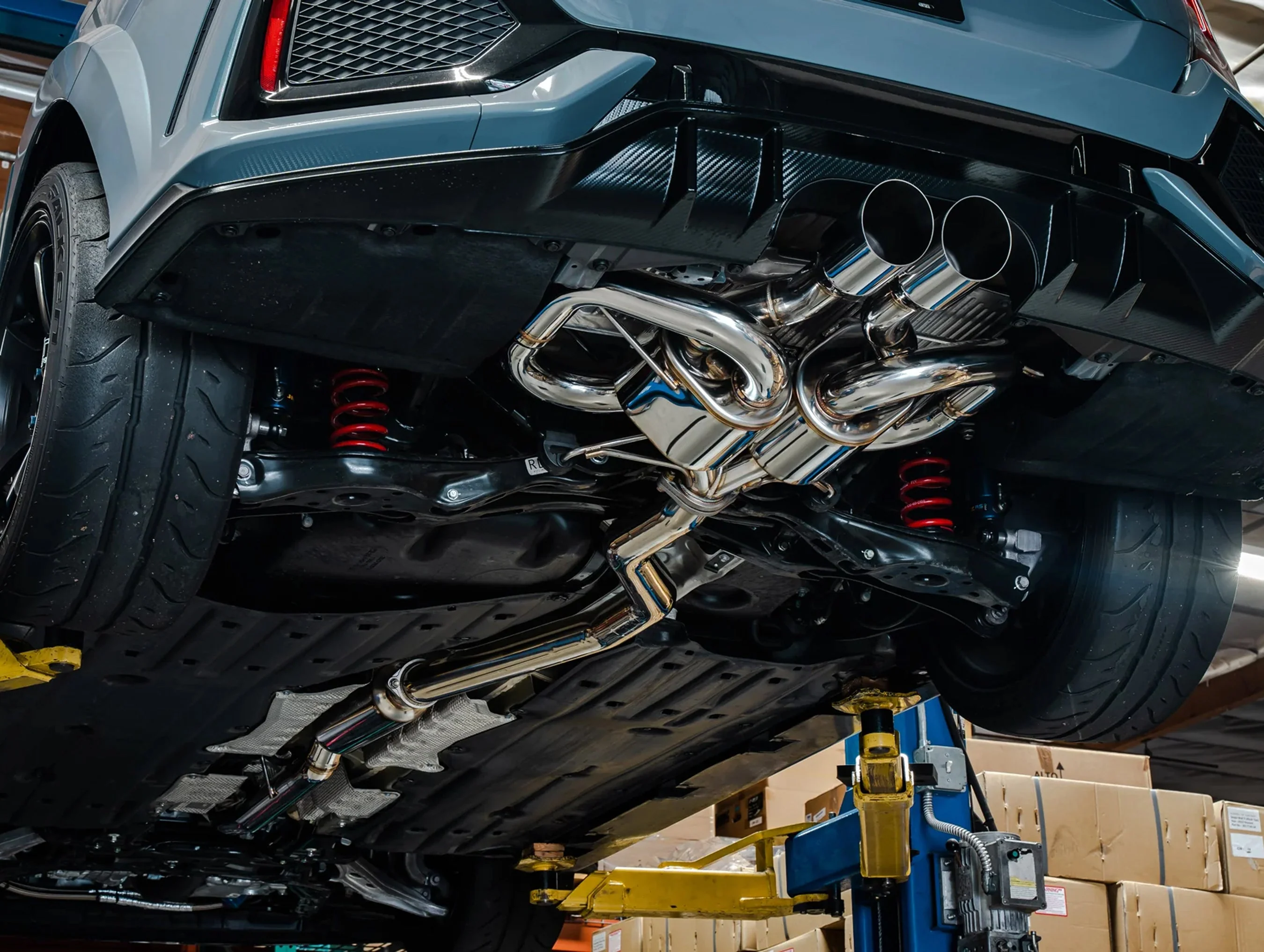 Remark Sports Touring (LINK LOOP) Catback + Front Pipe - 17-21 Civic Type R (FK8) - Image 11