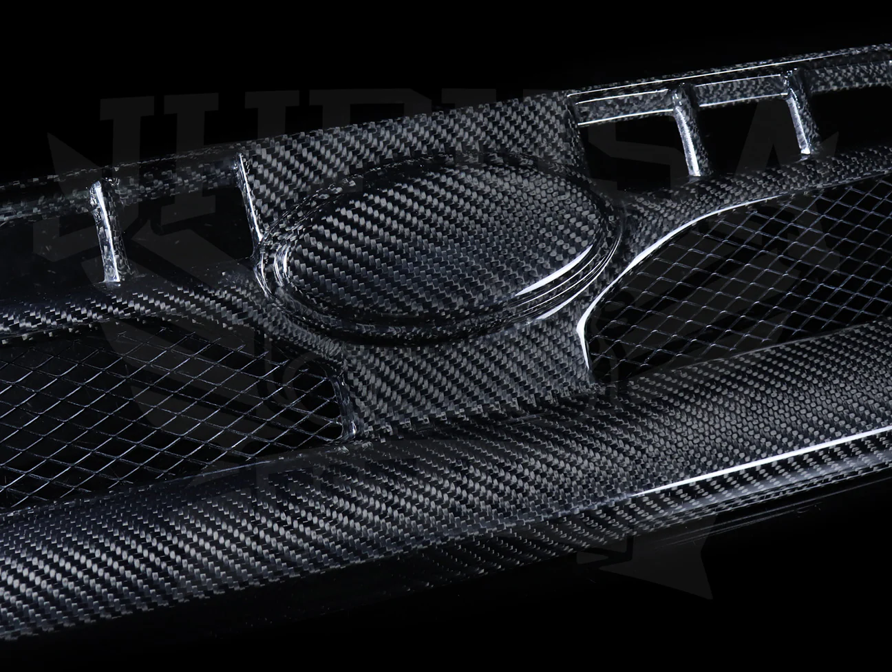Seibon Carbon Fiber OEM Style Front Grill - 15-17 Subaru WRX / WRX STi - Image 2