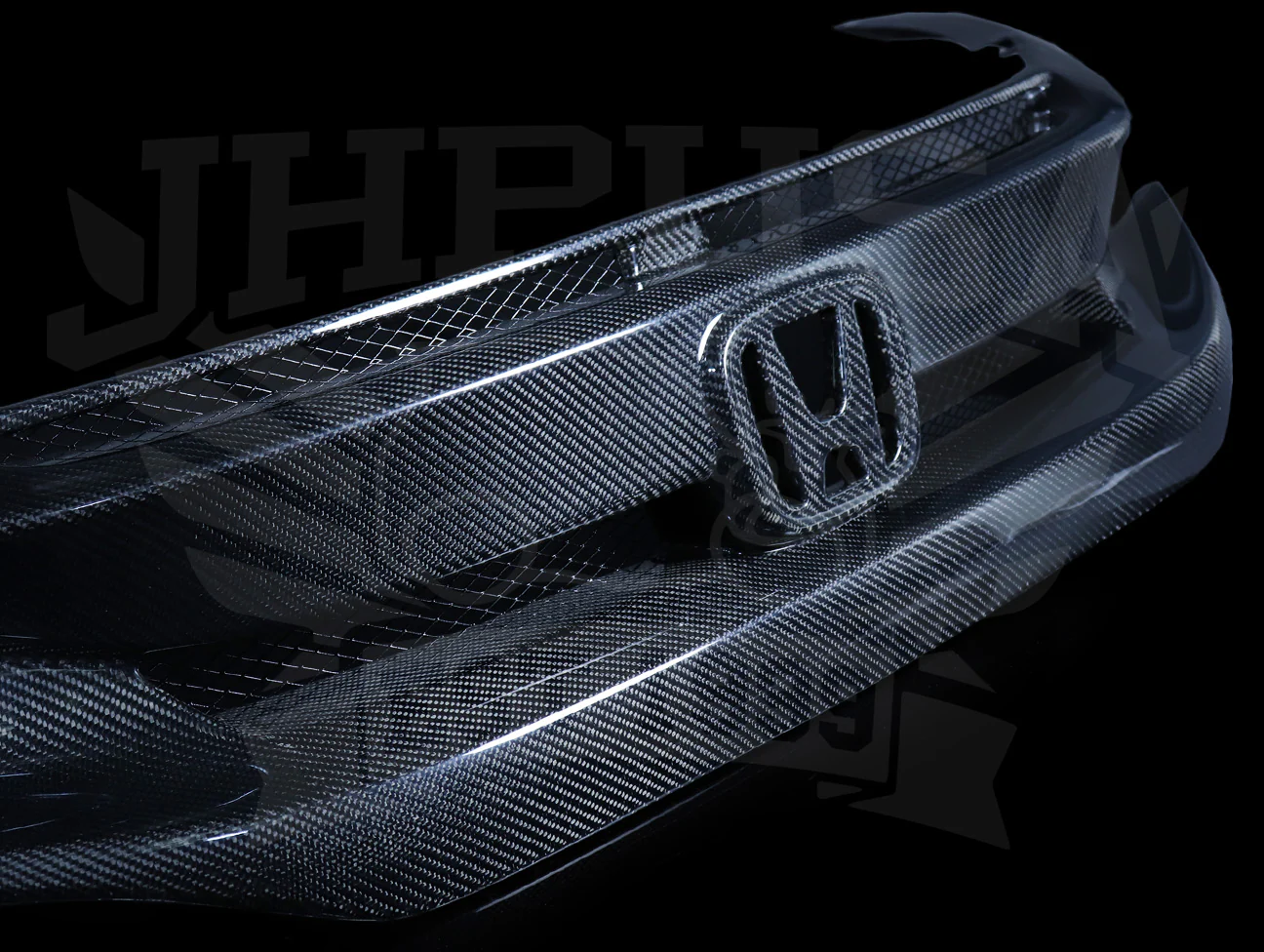 Seibon Carbon Fiber OEM Style Front Grill - 16-21 Civic / 17-21 Civic Type-R (FK8) - Image 3