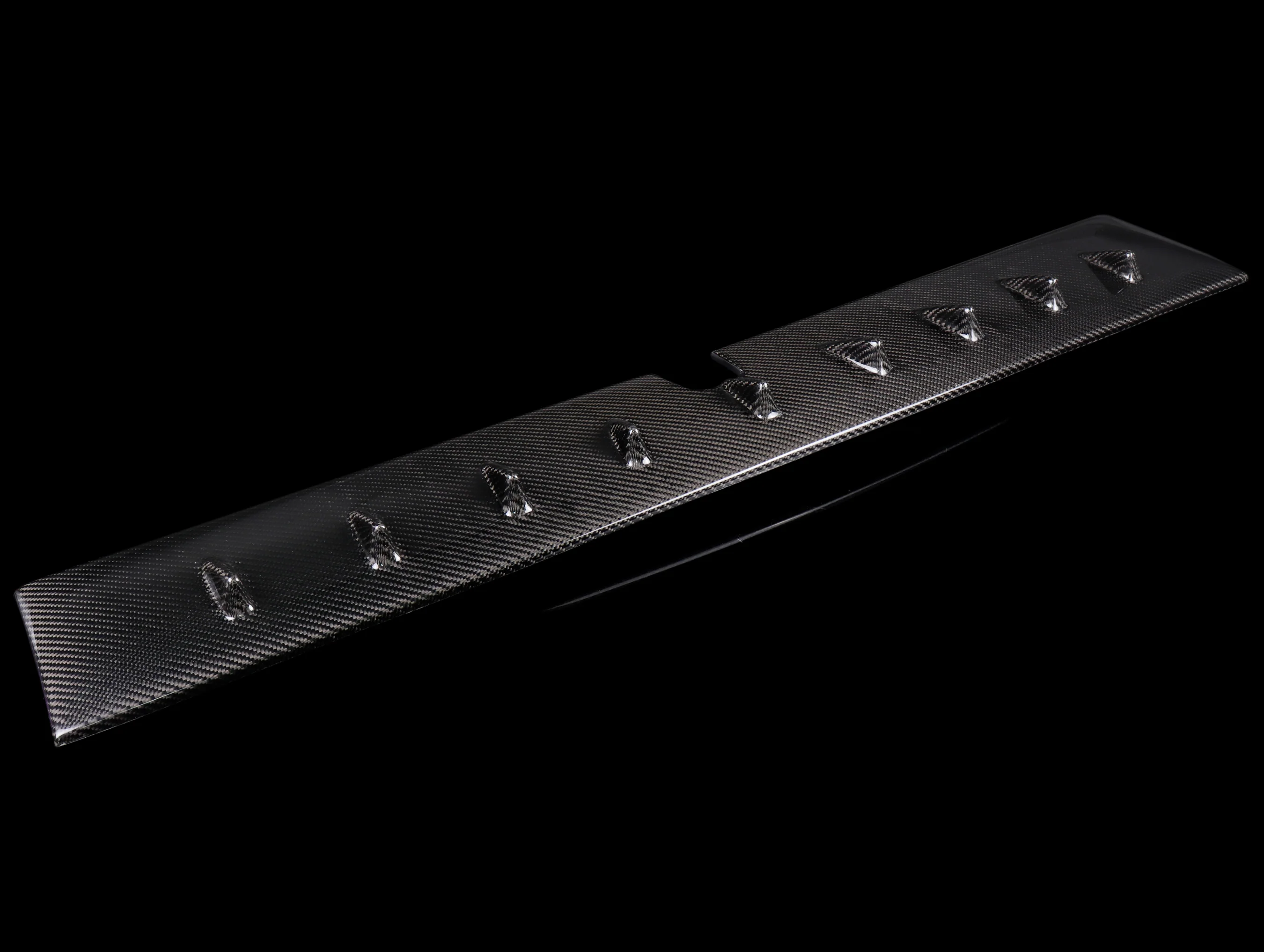 Seibon Carbon Fiber Rear Fin Spoiler - 08-10 Mitsubishi EVO X