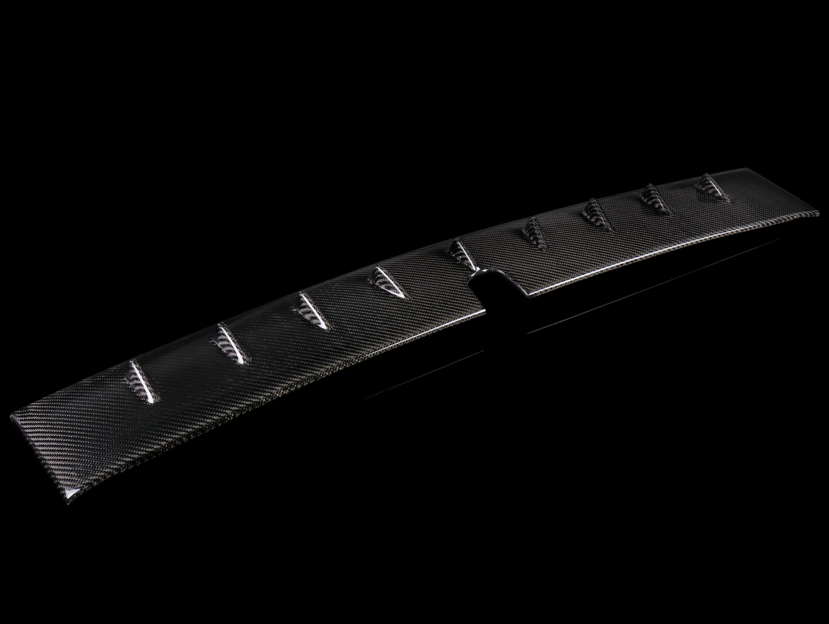 Seibon Carbon Fiber Rear Fin Spoiler - 08-10 Mitsubishi EVO X - Image 2