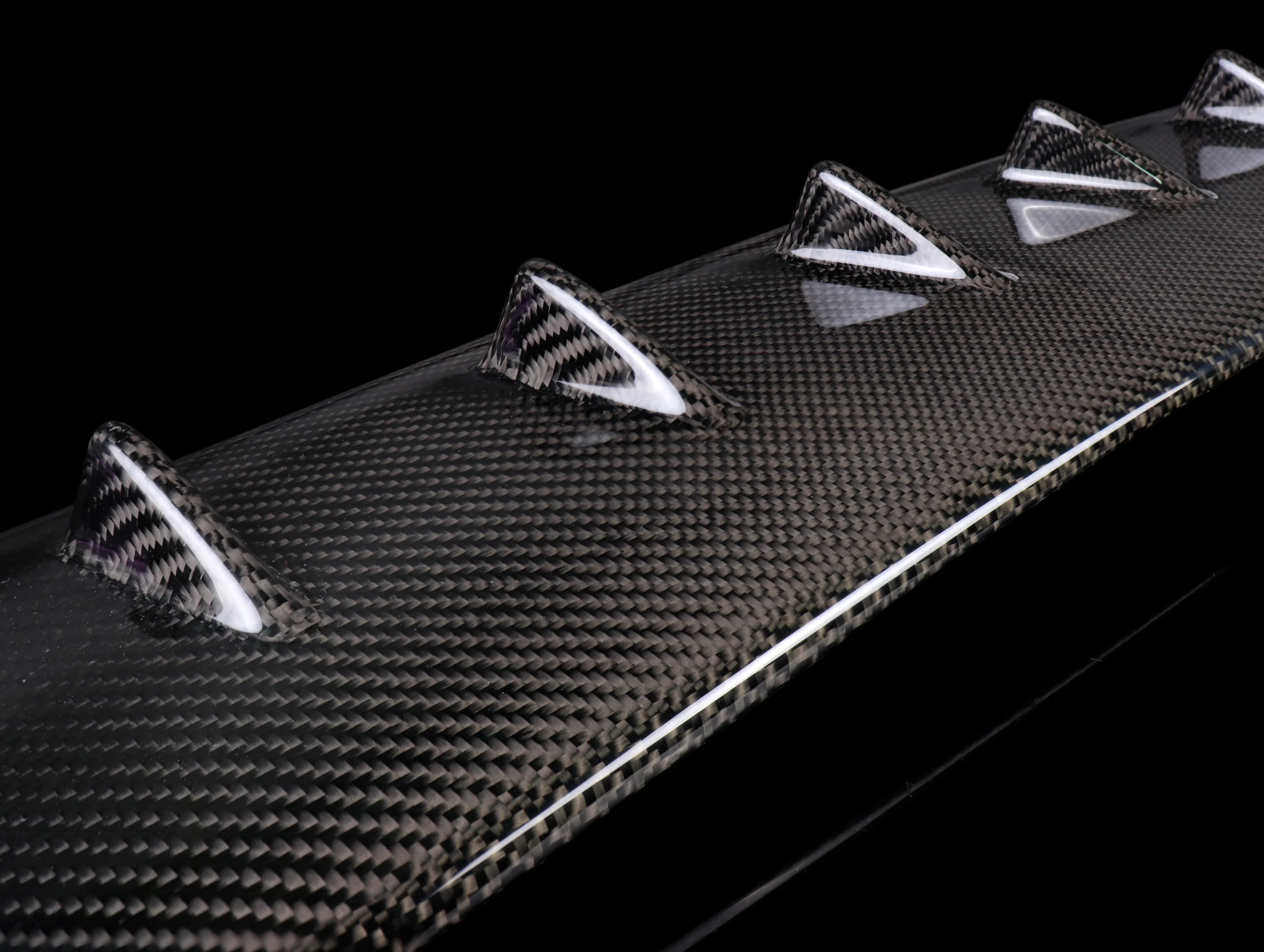 Seibon Carbon Fiber Rear Fin Spoiler - 08-10 Mitsubishi EVO X - Image 3