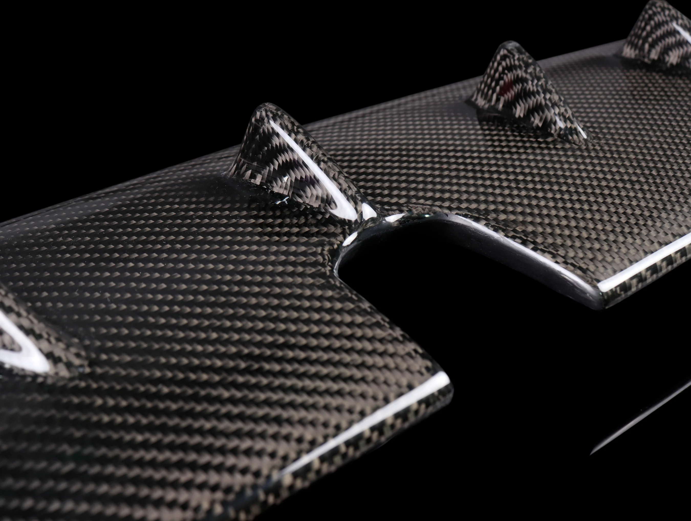 Seibon Carbon Fiber Rear Fin Spoiler - 08-10 Mitsubishi EVO X - Image 4