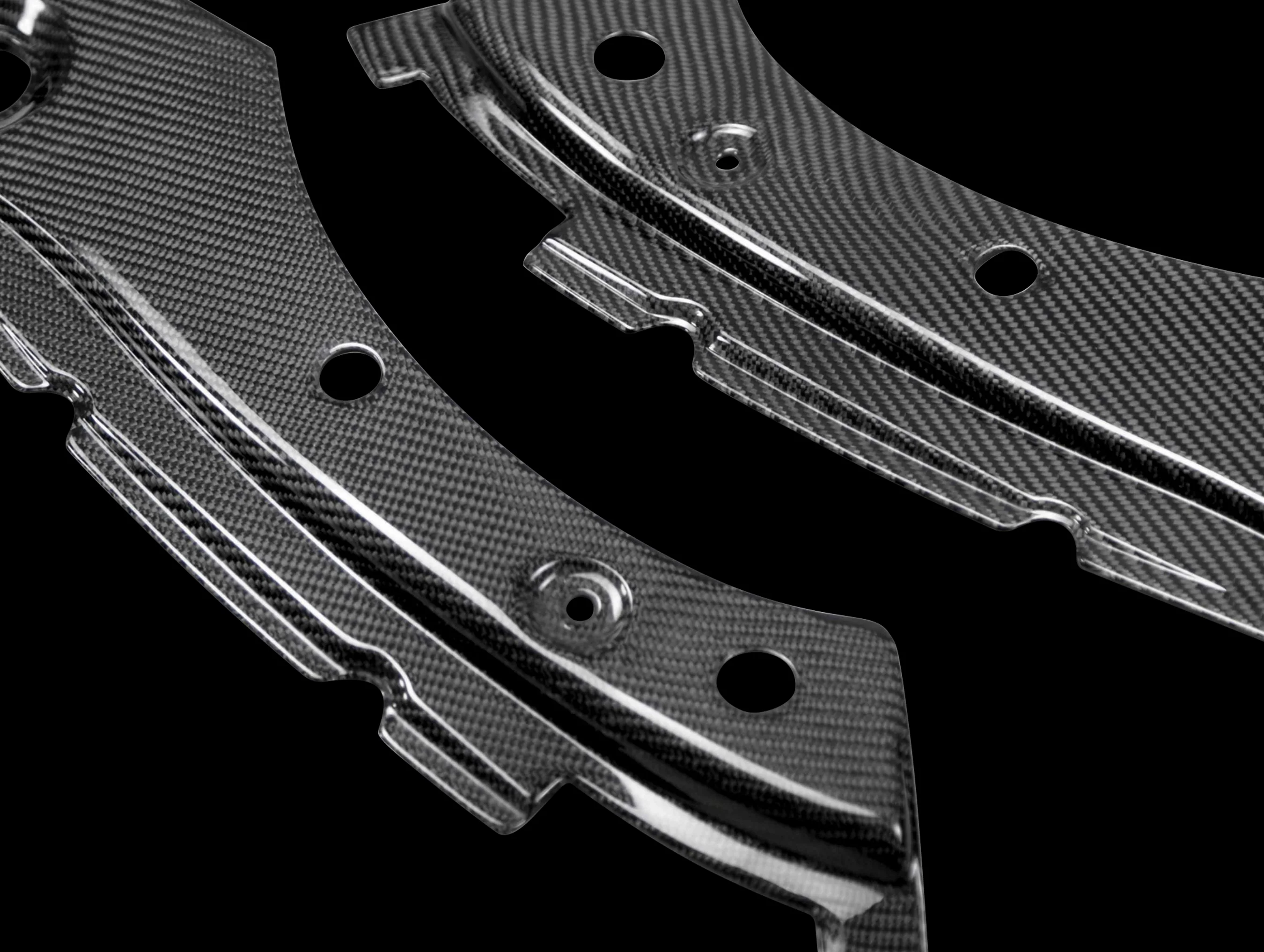 Seibon Carbon Fiber Under Hood Inner Wing Trim - 17-21 Civic Type R - Image 3