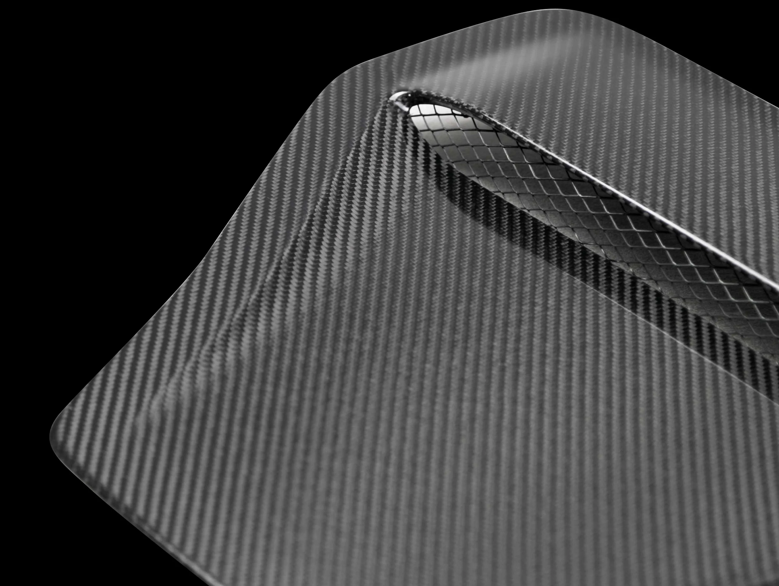 Seibon OEM Style Carbon Fiber Hood Scoop - 17-21 Civic Type R (FK8) - Image 3