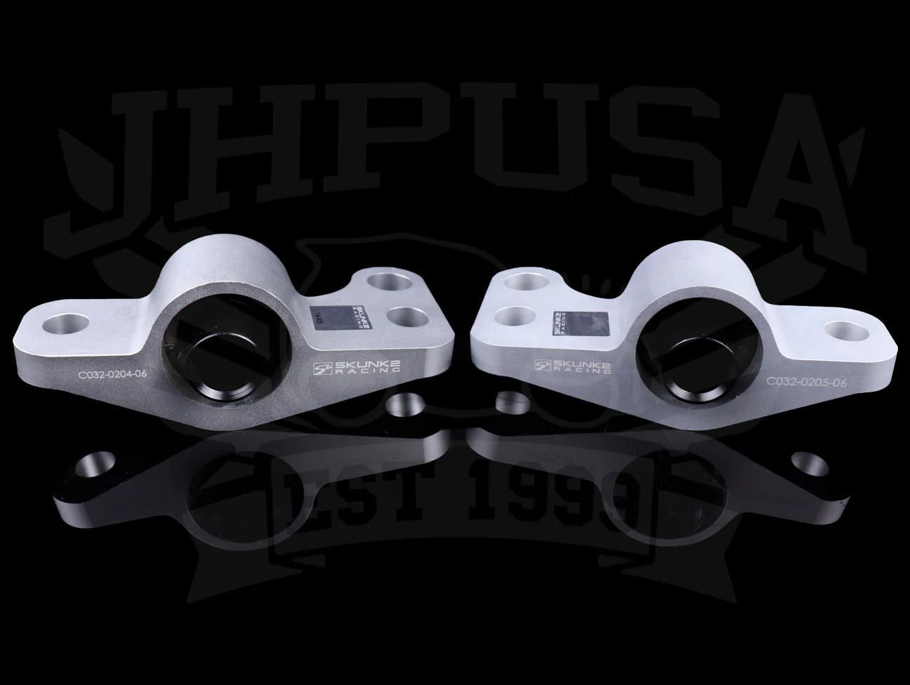 Skunk2 Spherical Billet Front Compliance Brackets - 96-00 Civic - Clear - Image 3