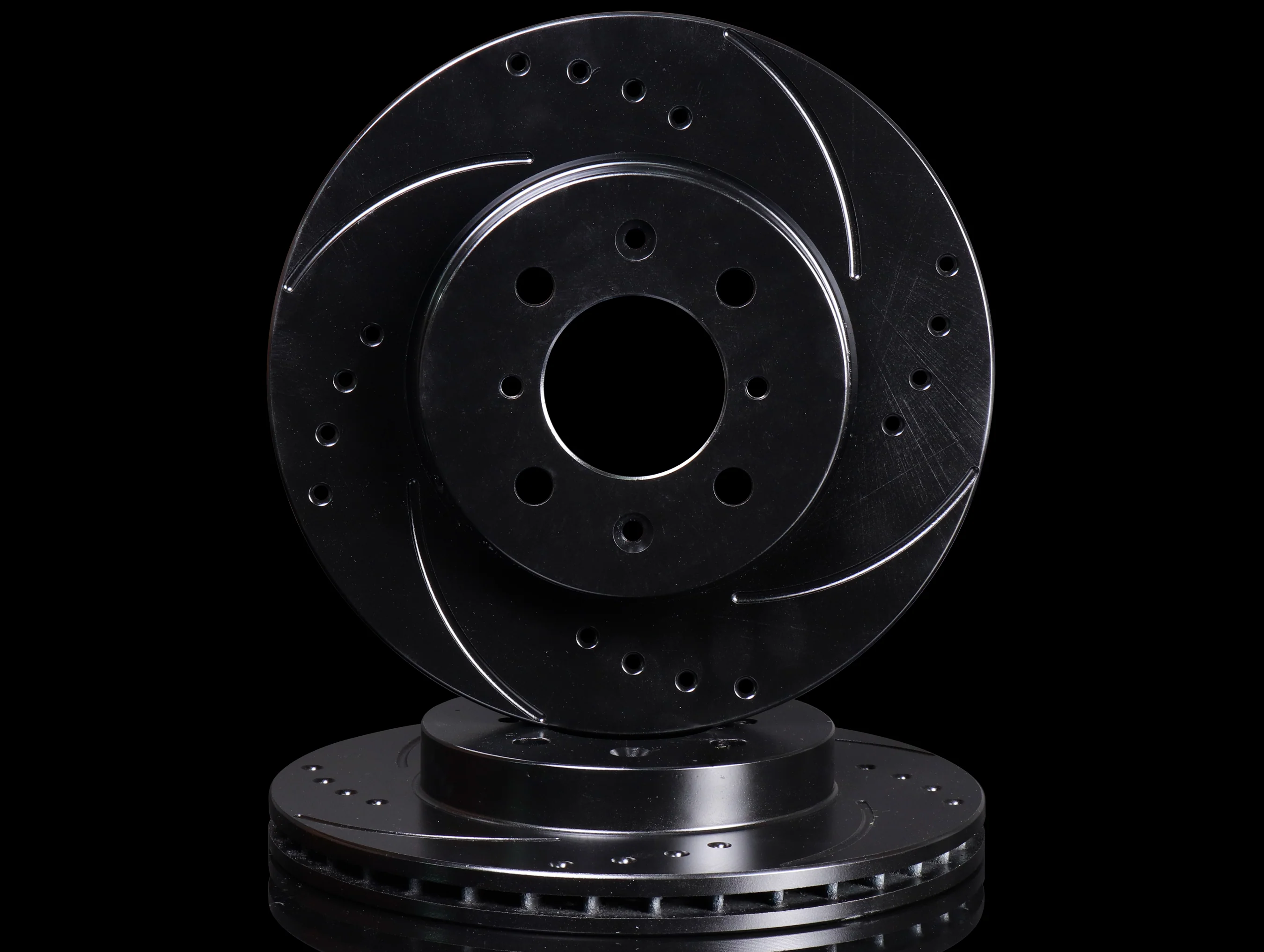 SP Performance Drilled and Slotted Front Rotors - Acura