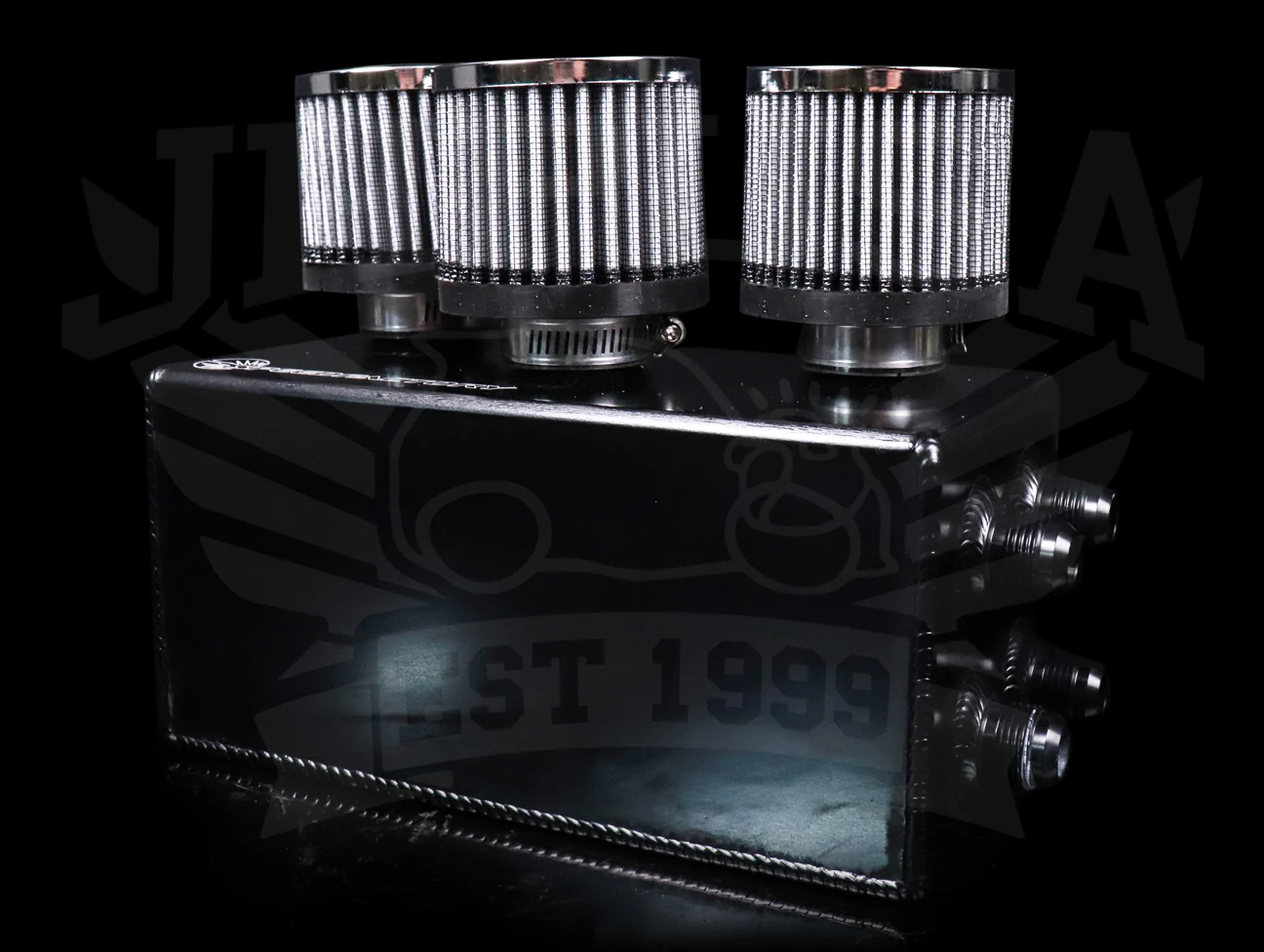 SpeedFactory 3 Filter Aluminum Catch Can - Black - Image 3
