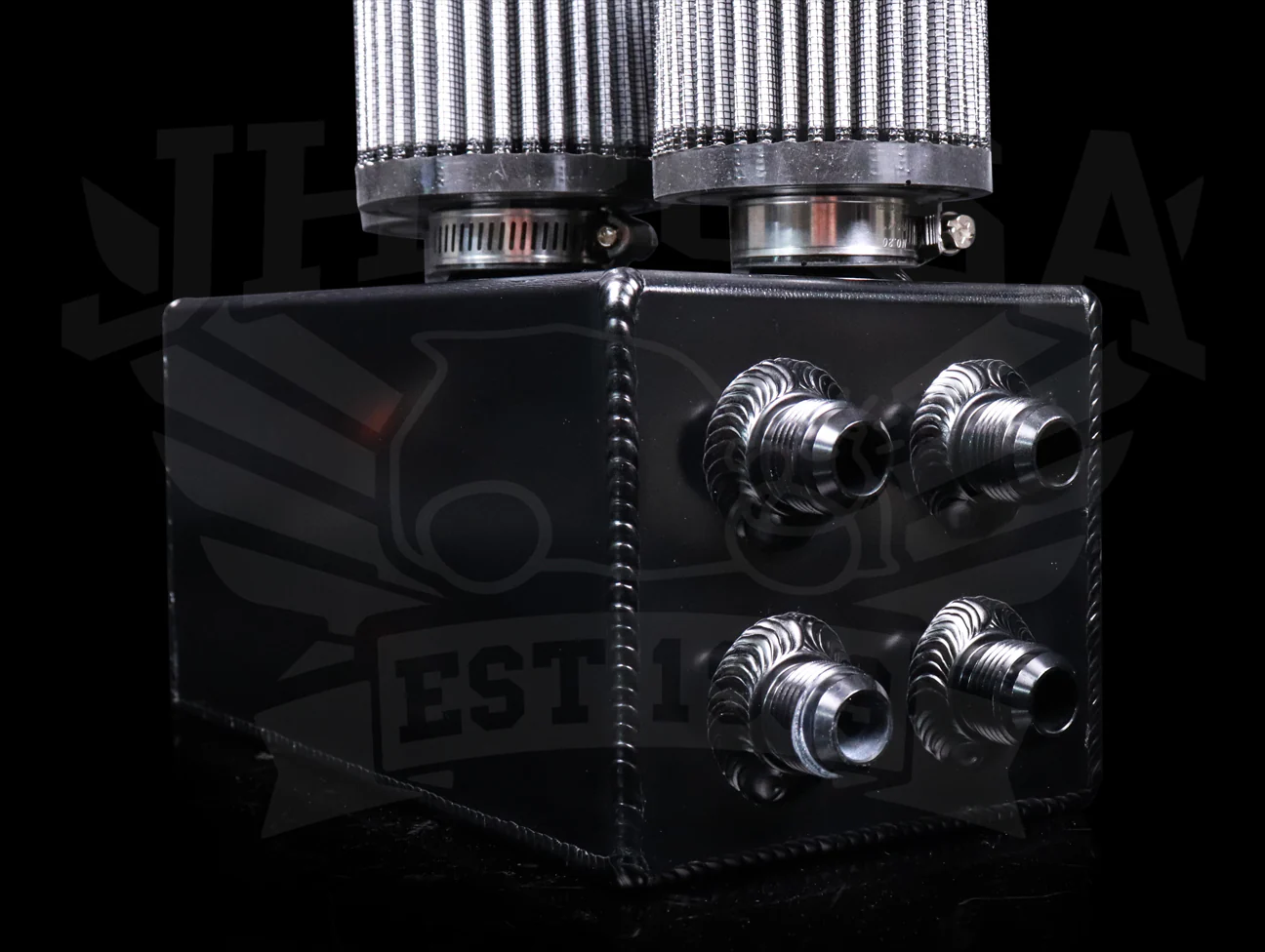 SpeedFactory 3 Filter Aluminum Catch Can - Black - Image 4