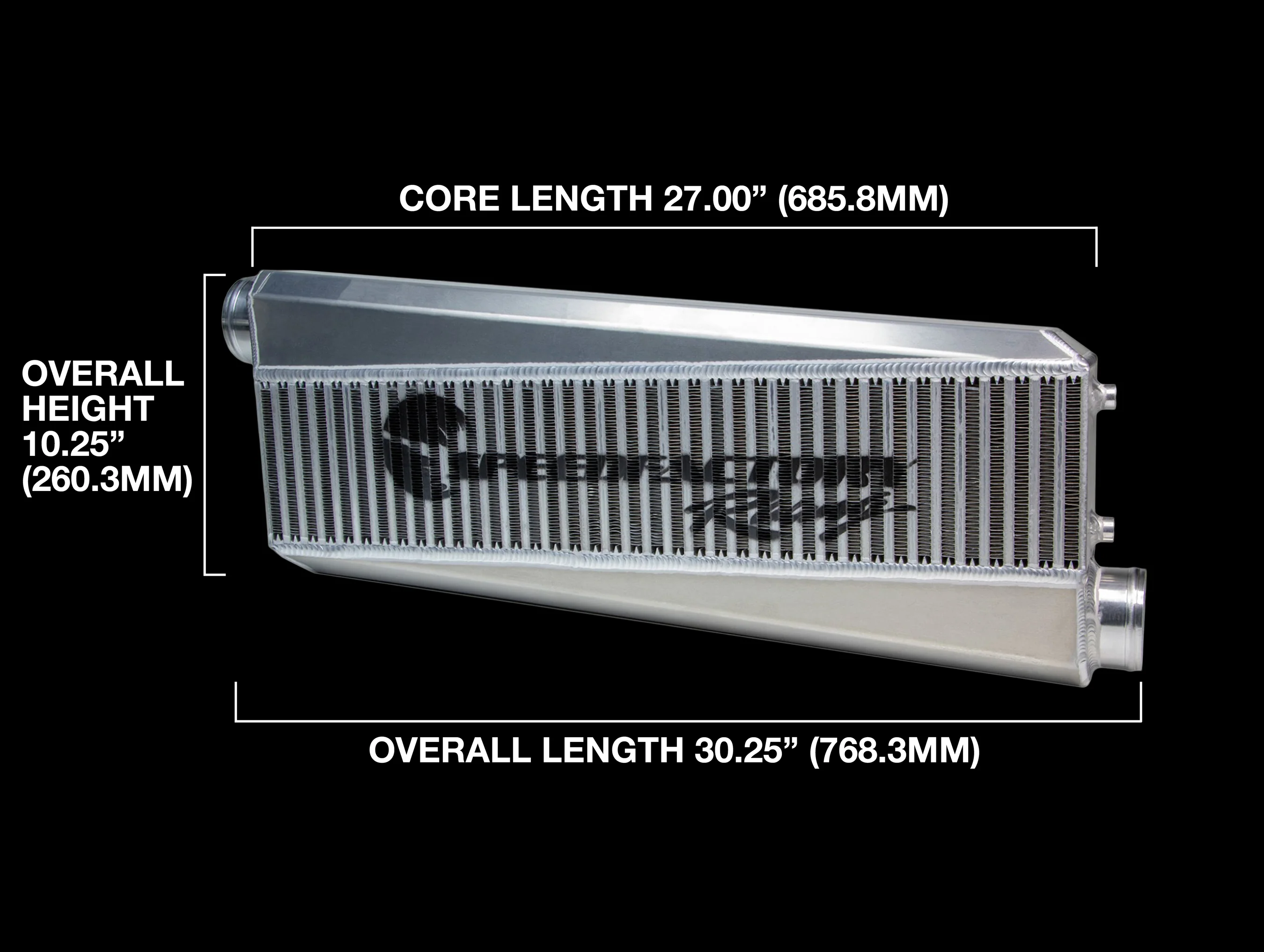 SpeedFactory HP Vertical Flow Intercooler (K-Series, 1000HP) Opposing Side Inlet / Outlet - Image 2