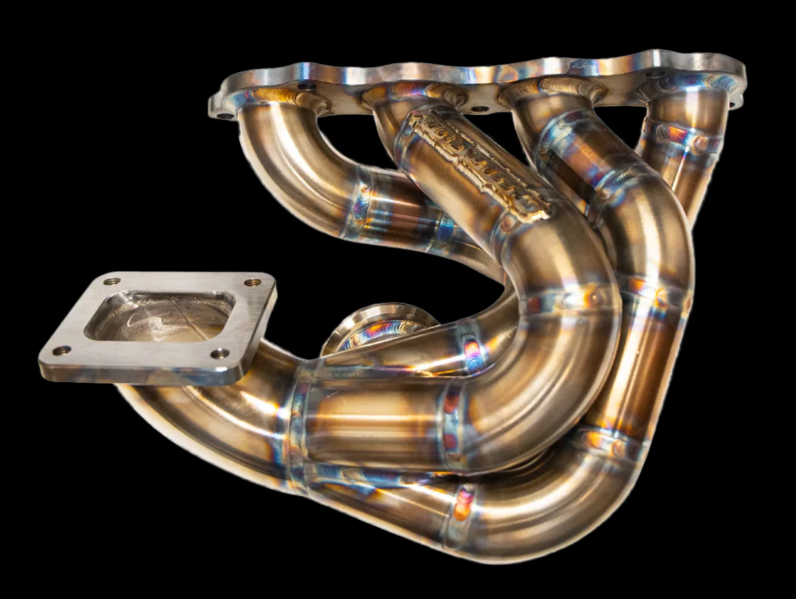 SpeedFactory Top Mount Turbo Manifold w/ T4 Open, Single 60mm Wastegate Flange - K-Series Swap EG / EK / DC - Image 3