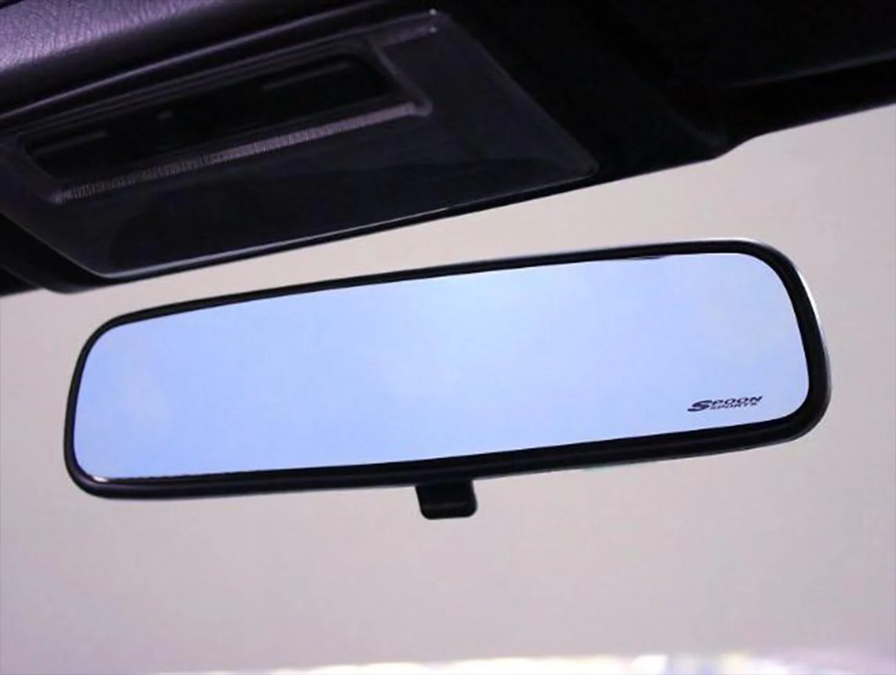 Spoon Blue Wide Rear View Mirror - Honda - Image 7