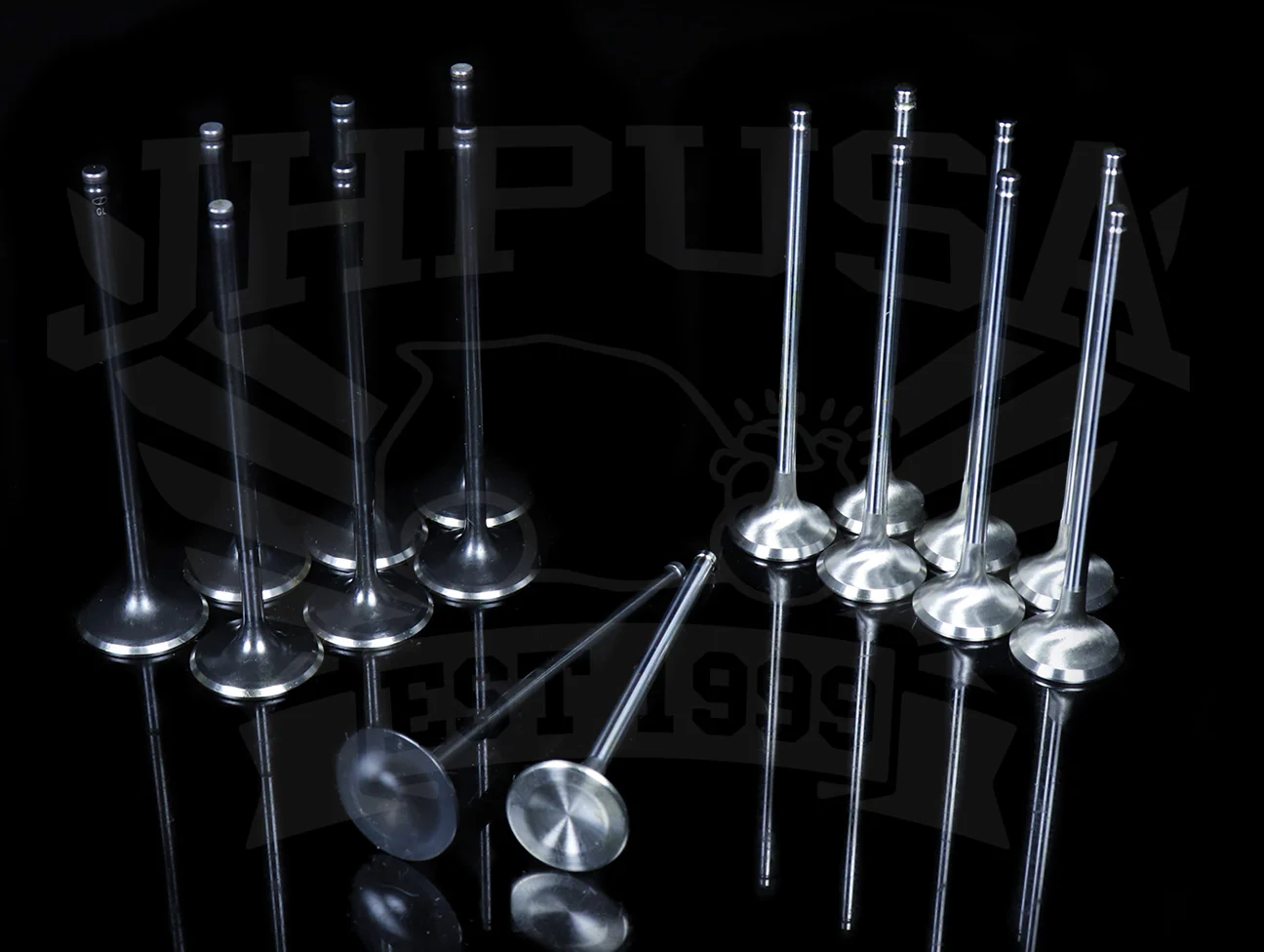 Supertech Black Nitride/Iconel Race Dished Valve Set - Audi/VW 2.0 FSI 16V - Image 2