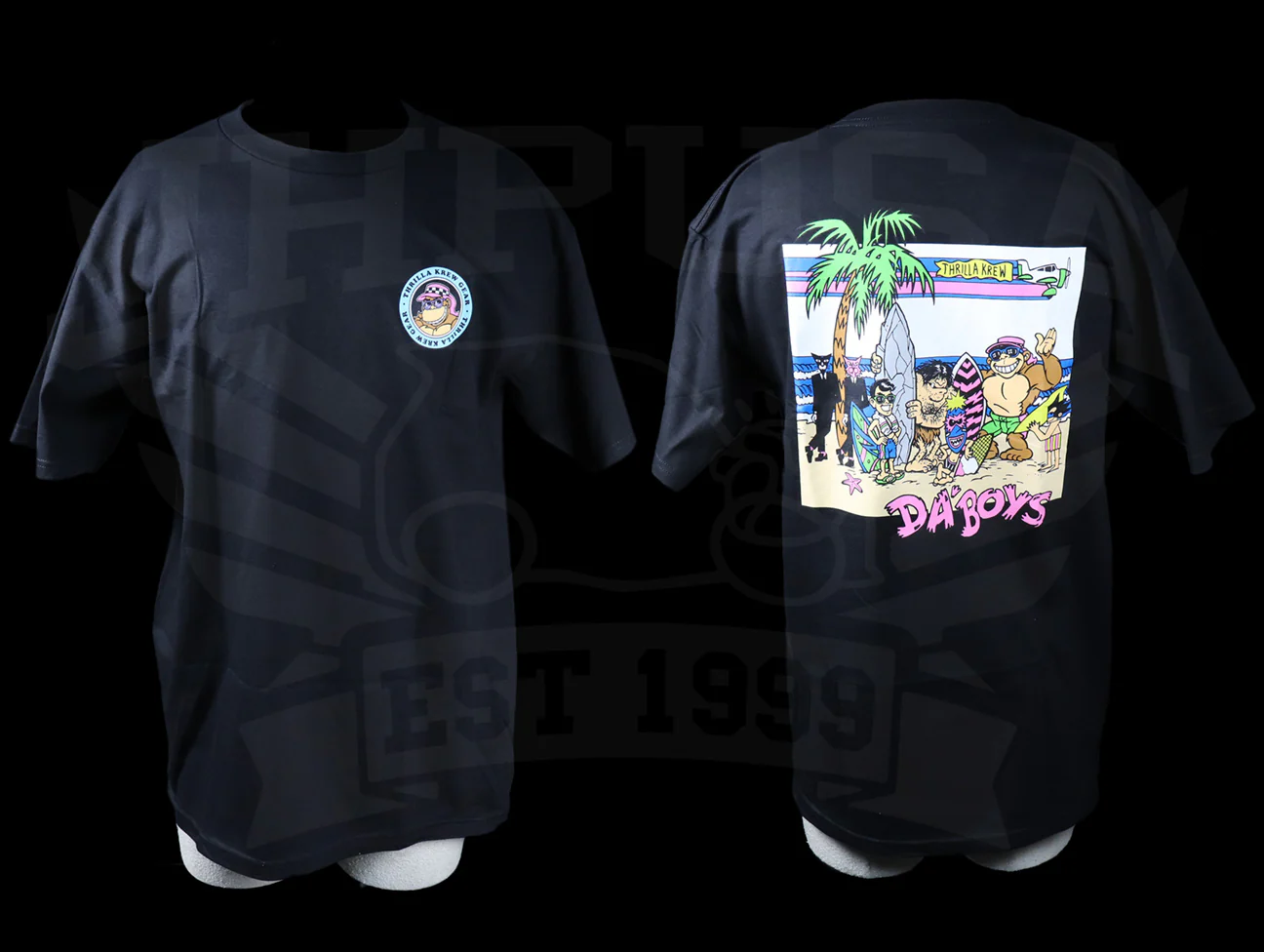 Thrilla Krew Da Boys Tee - Black - Image 3