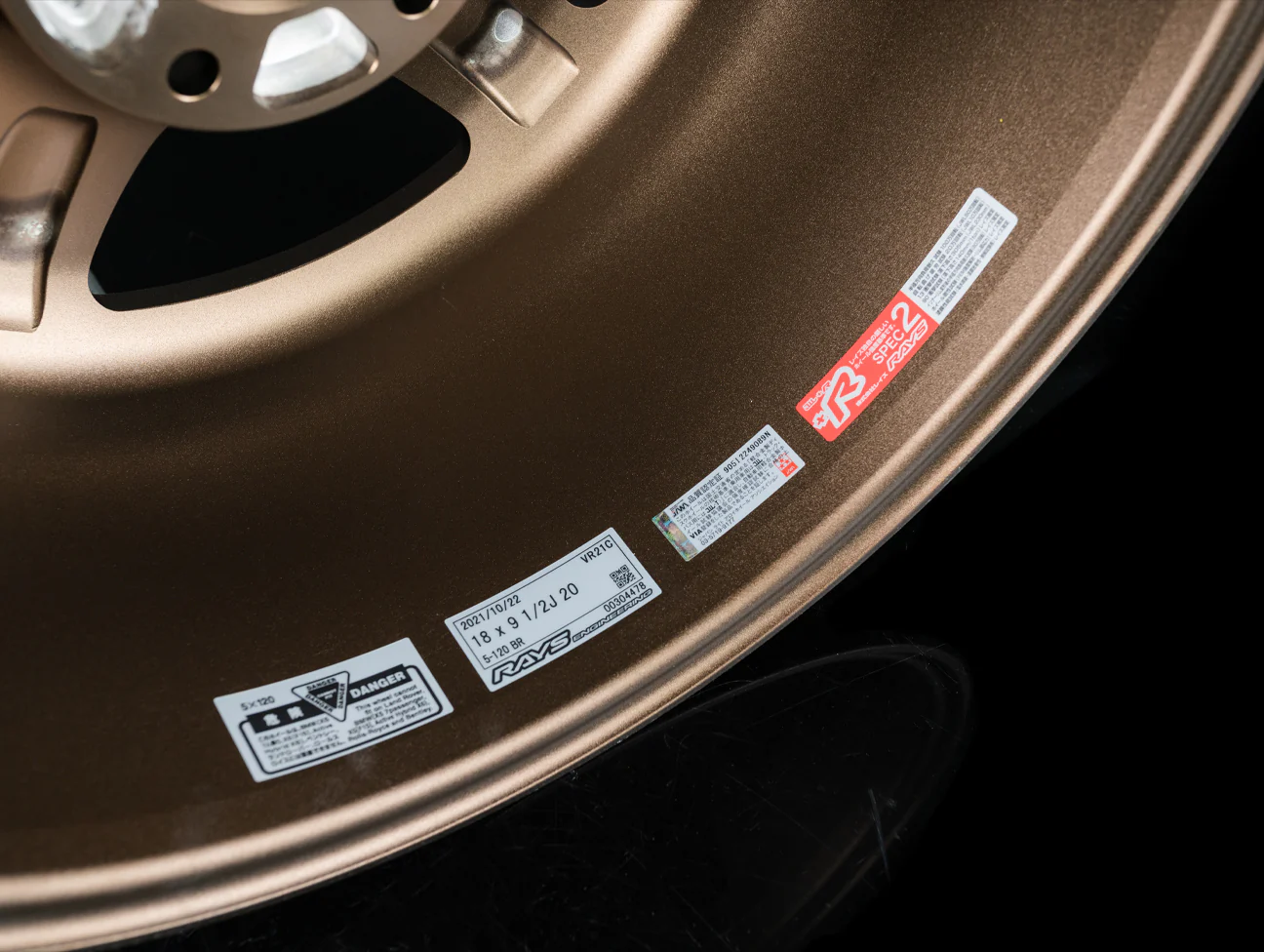 Volk Racing 21C Wheels - Bronze 18x9.5 / 5X120 / +20 - Image 5