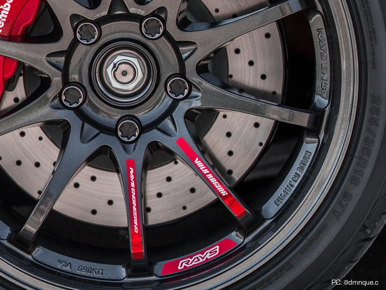 Volk Racing CE28CR II Black Edition Wheels - Diamond Dark Gunmetal 18x9.5 / 5x114 / +35 - Image 12
