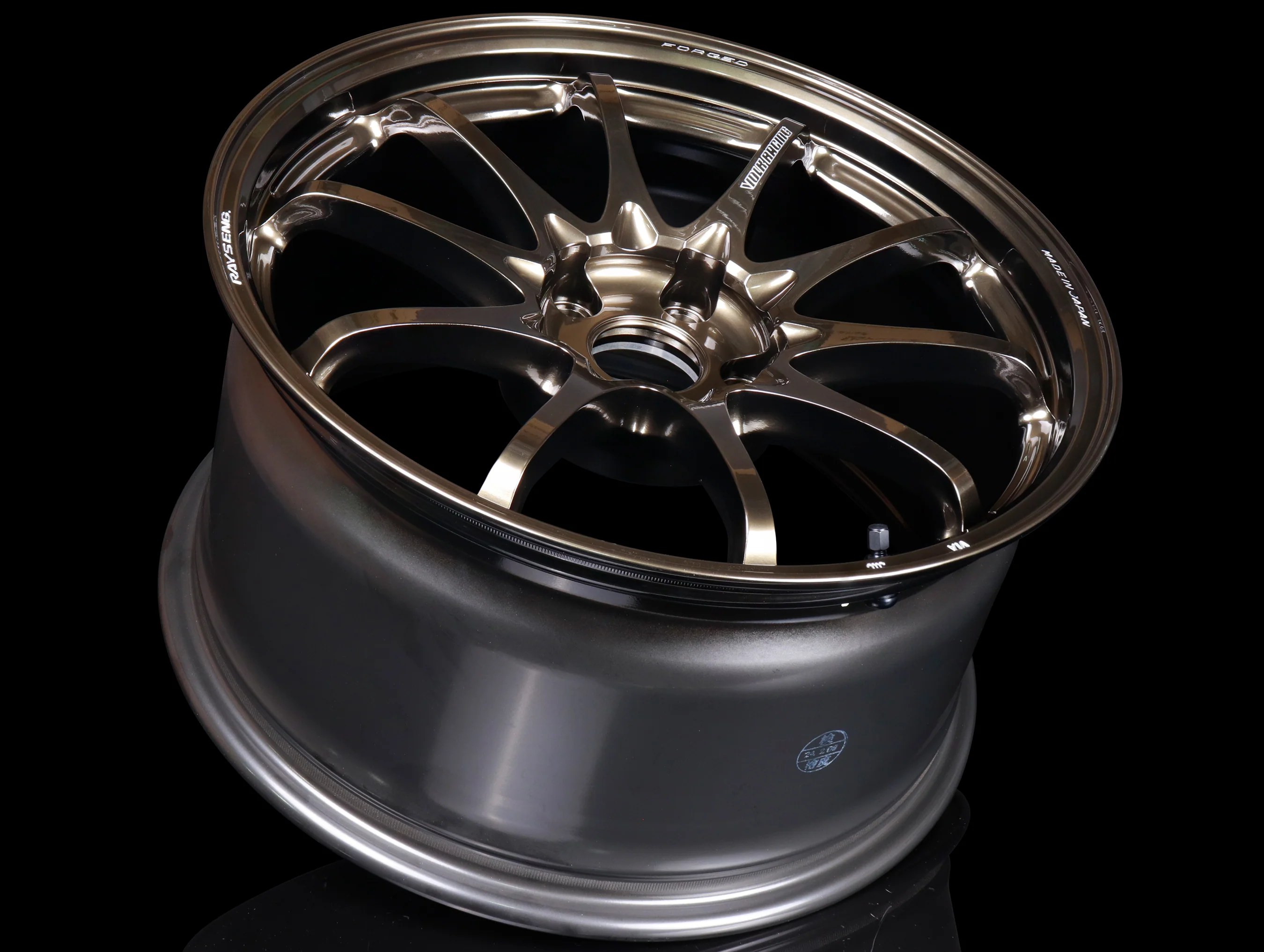 Volk Racing CE28N Plus Wheels - Shining Bronze Metal - 18x9.5 / +38 - Image 3