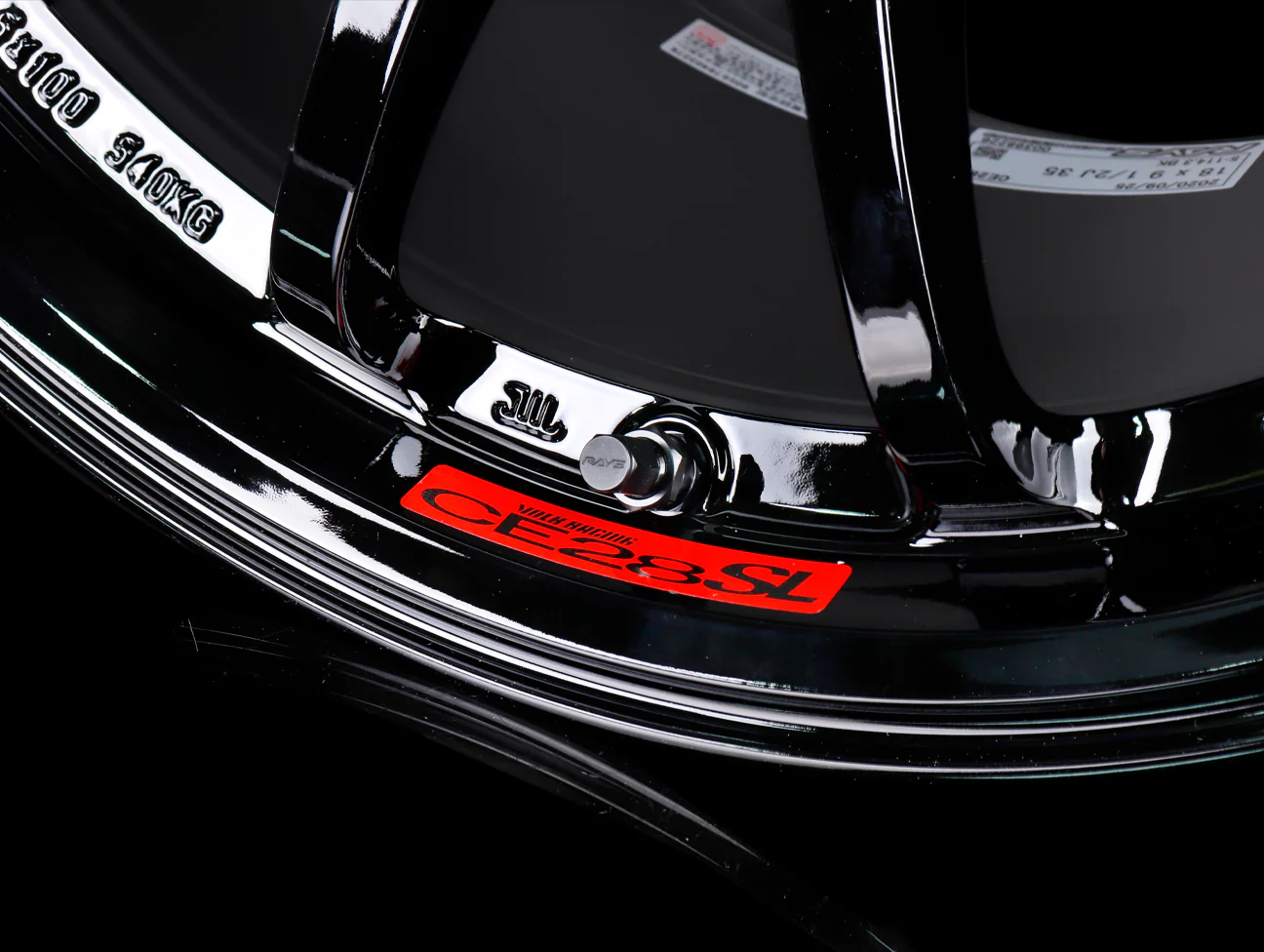 Volk Racing CE28SL Wheels - Gloss Black 18x9.5 / 5x114 / +35 - Image 3
