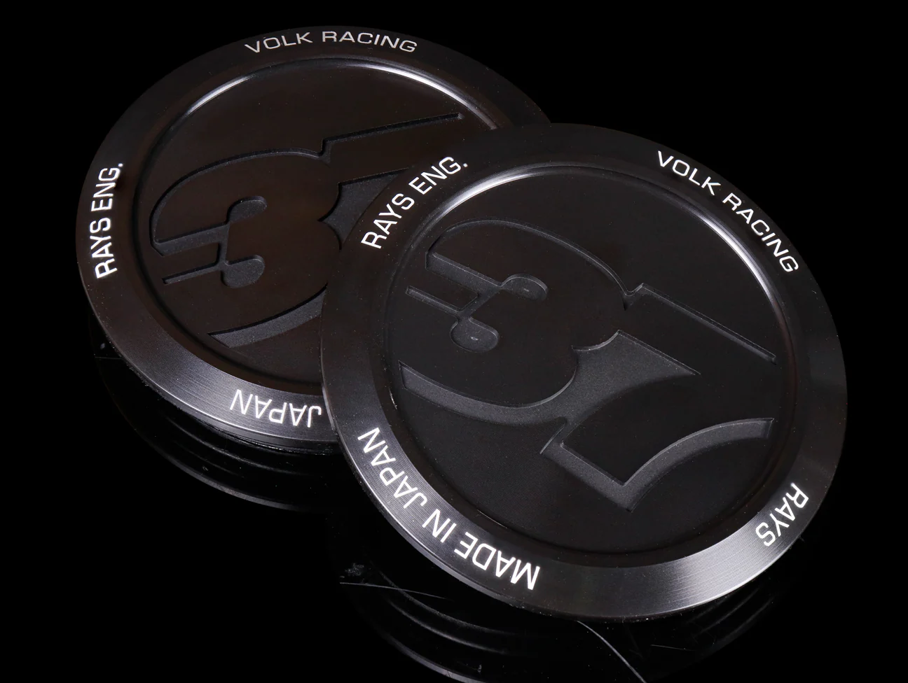 Volk Racing Center Cap Model 37 - Black / Almite - Image 4