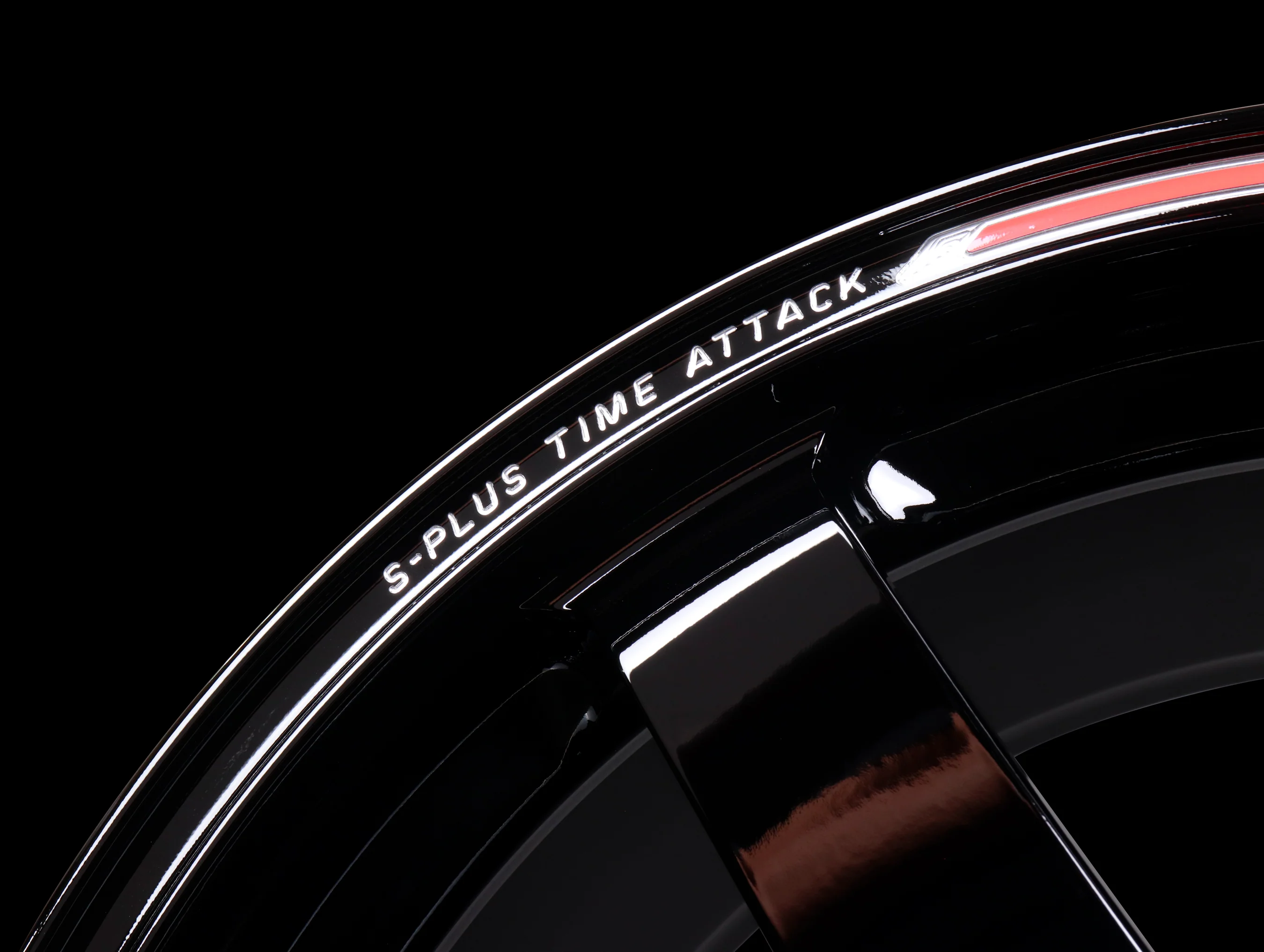 Volk Racing TE37 Saga S-Plus Time Attack Wheels - Black/Redot / 18x9.5 / 5x120 / +38 - Image 6