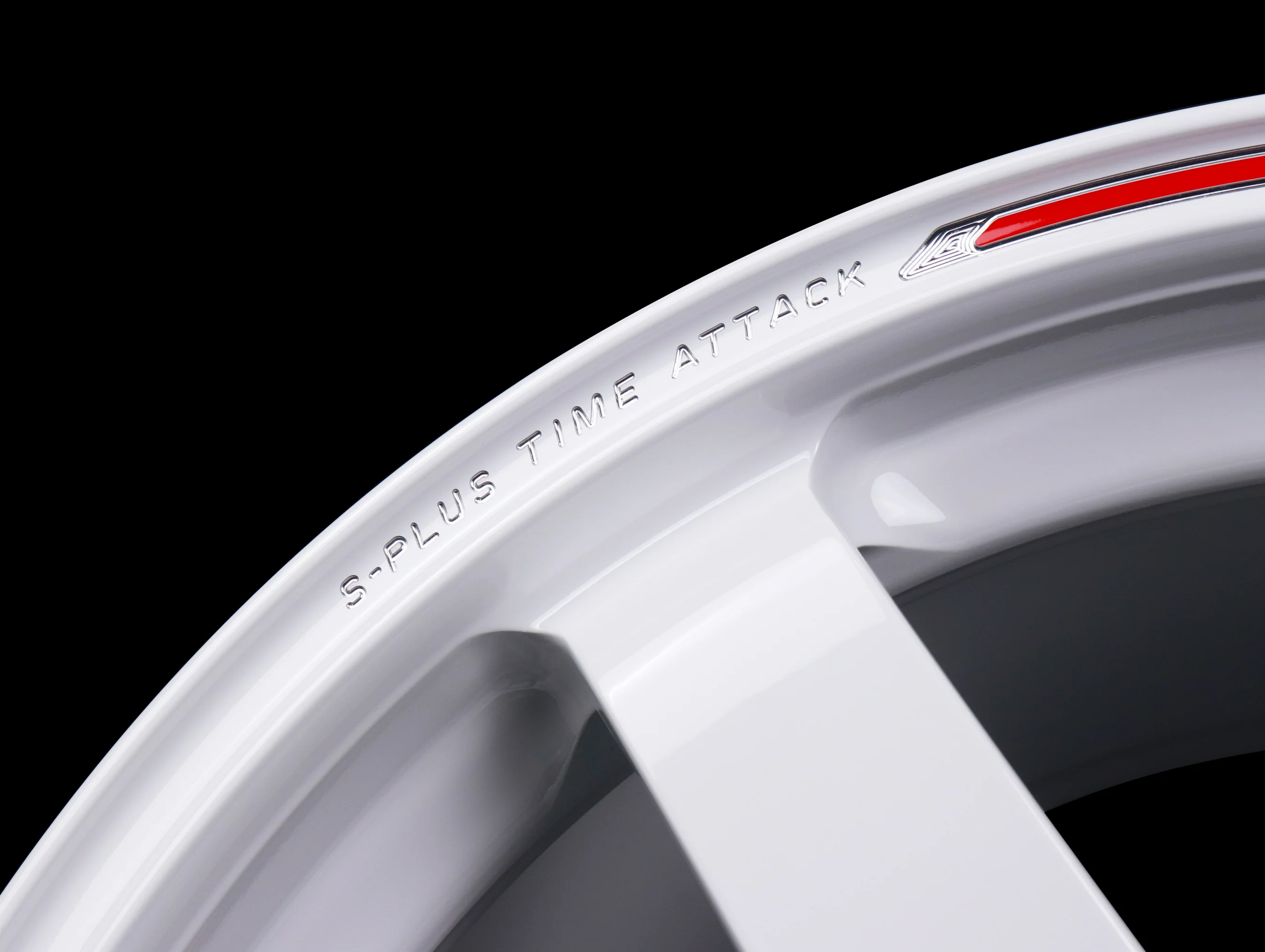 Volk Racing TE37 Saga S-Plus Time Attack Wheels - White/Redot / 18x9.5 / 5x120 / +38 - Image 6
