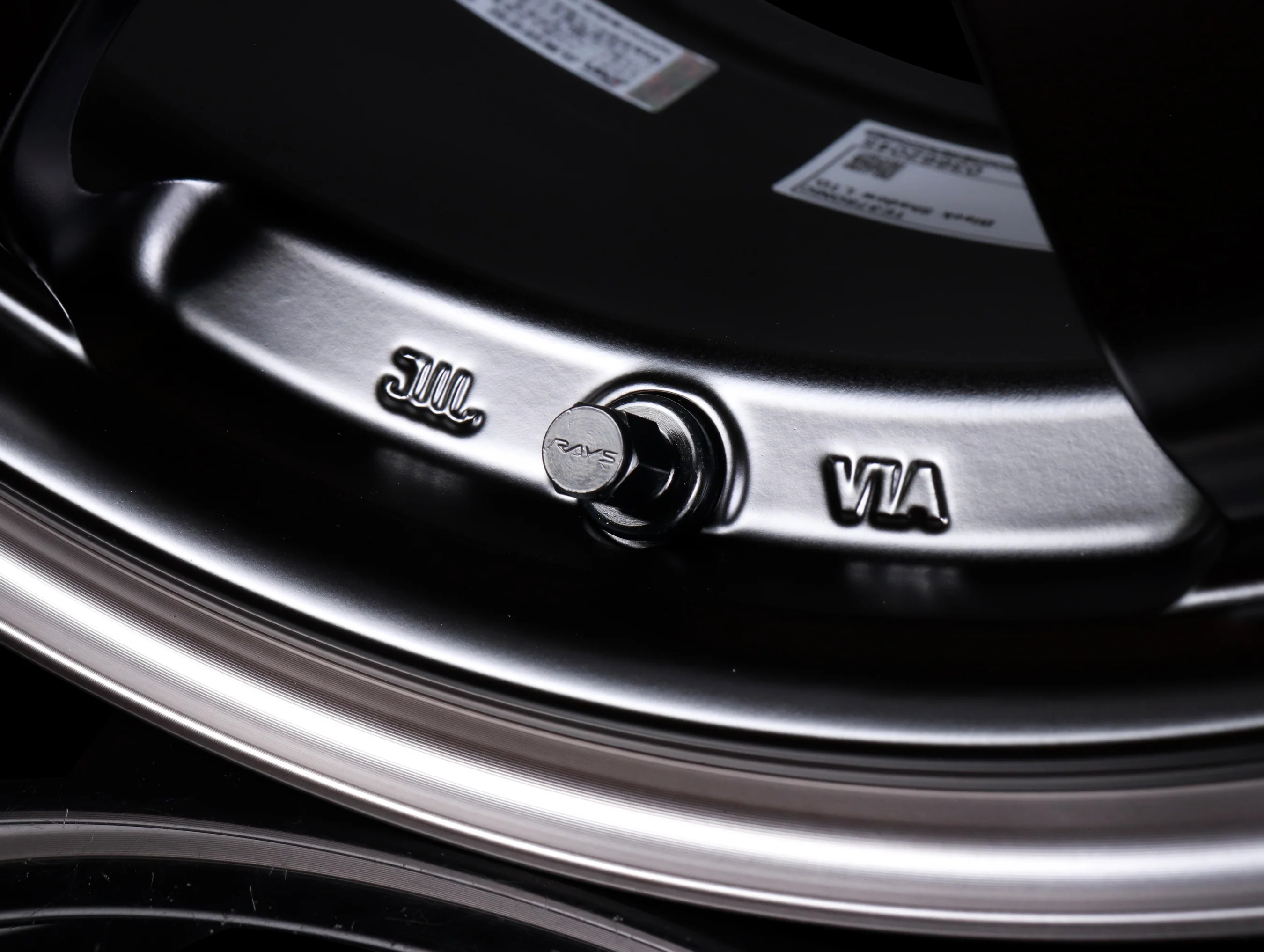 Volk Racing TE37 Sonic Black Shadow Wheels - 15x7 / 4x100 / +35 - Image 7