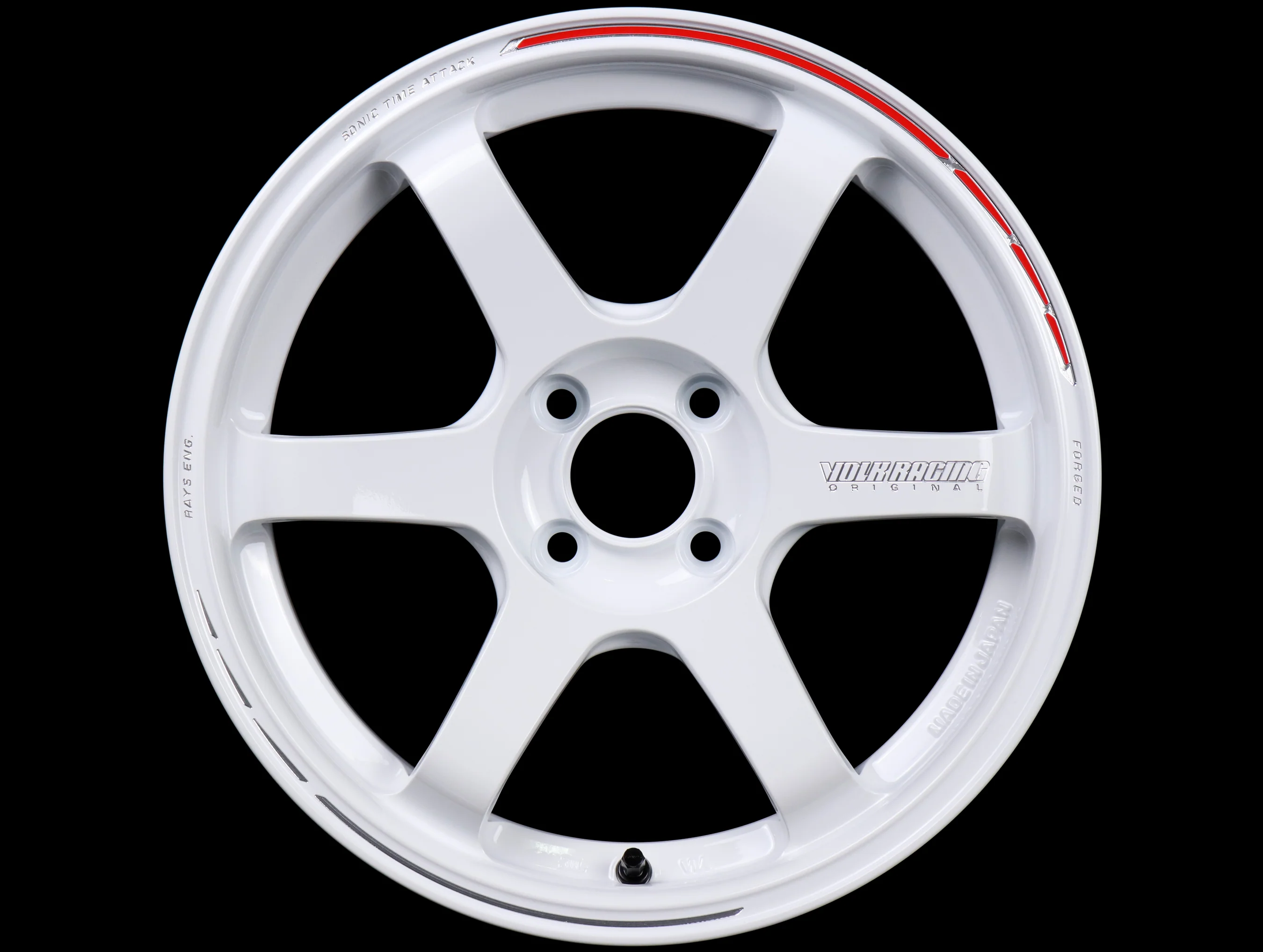 Volk Racing TE37 Sonic Time Attack Edition Wheels - Dash White 16x8 / 4x100 / +36