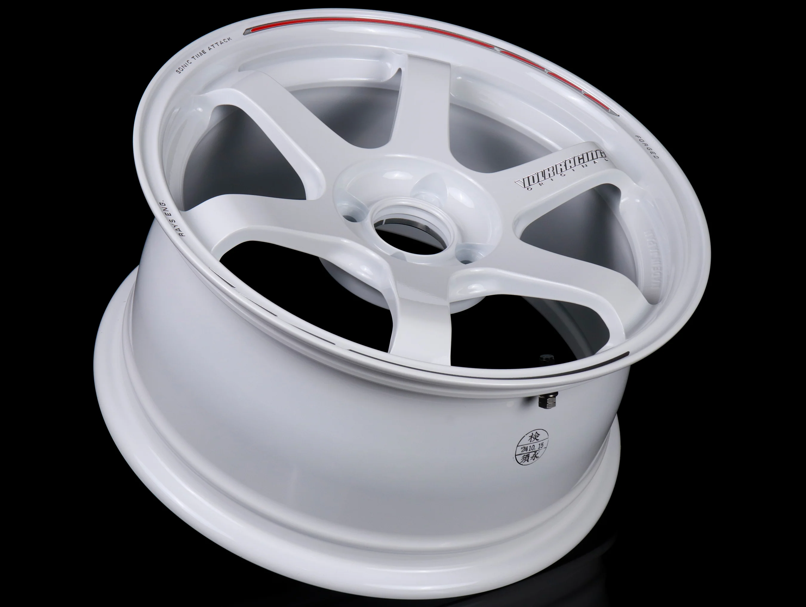 Volk Racing TE37 Sonic Time Attack Edition Wheels - Dash White 16x8 / 4x100 / +36 - Image 3