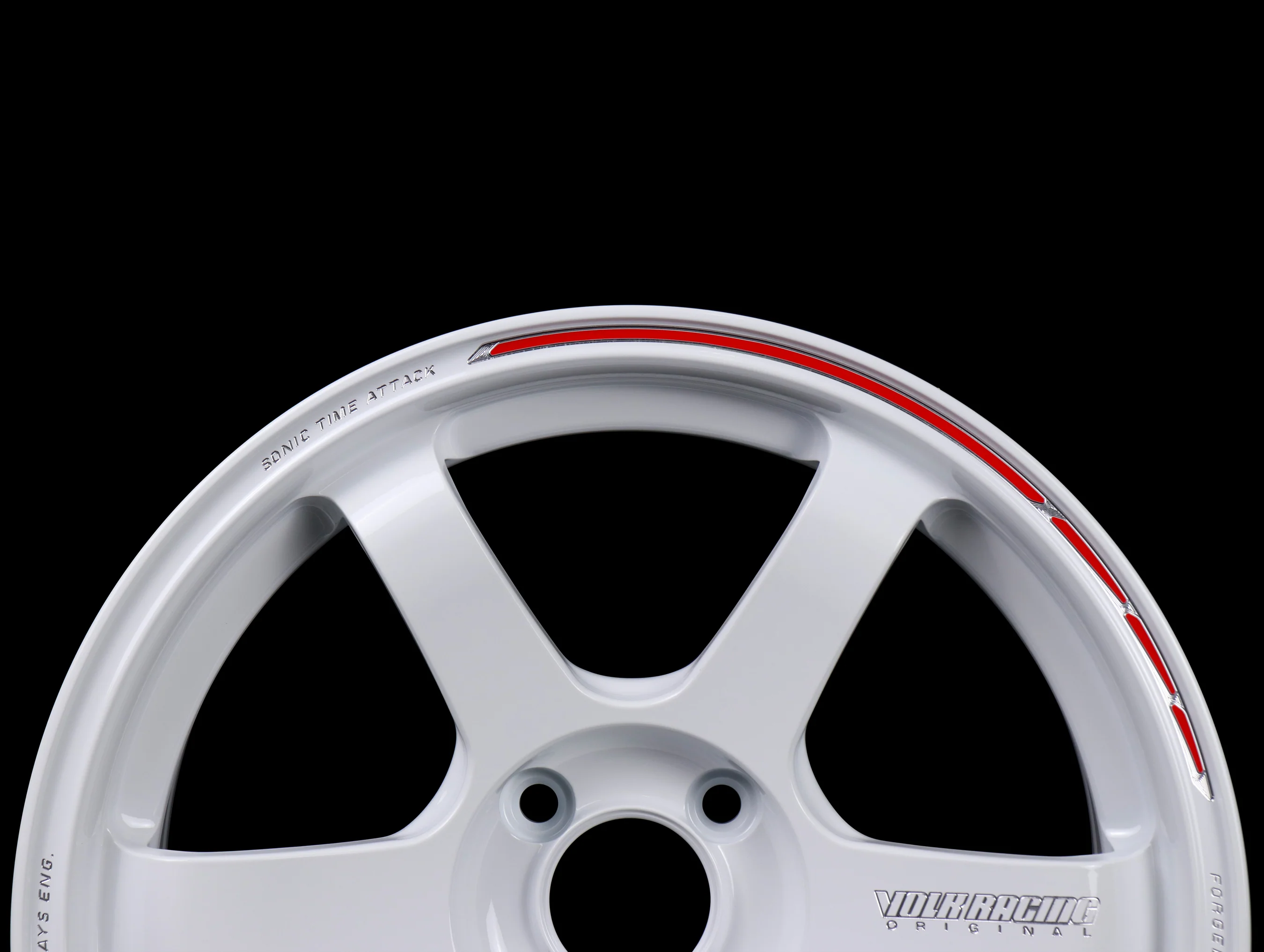 Volk Racing TE37 Sonic Time Attack Edition Wheels - Dash White 16x8 / 4x100 / +36 - Image 7