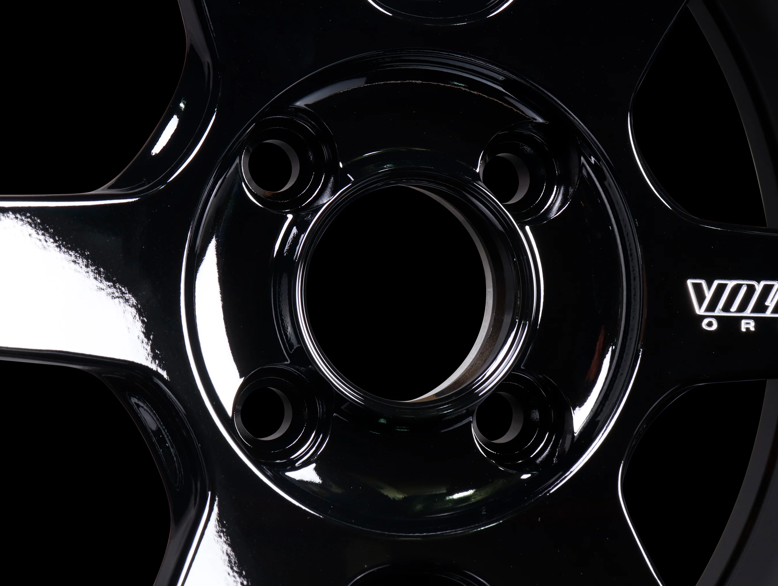 Volk Racing TE37 Sonic Time Attack Edition Wheels - Gloss Black 15x7 / 4x100 - Image 4
